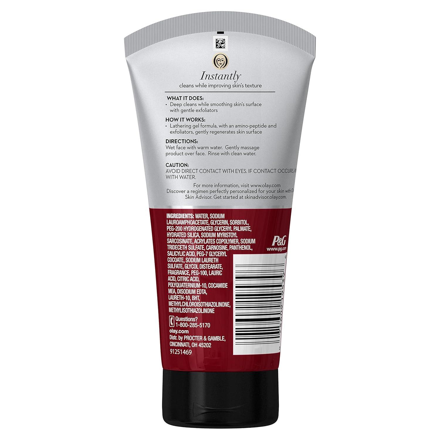 imageFacial Cleanser by Olay Regenerist Detoxifying Pore Scrub ampamp Exfoliator 5 Oz Pack of 3Fresh