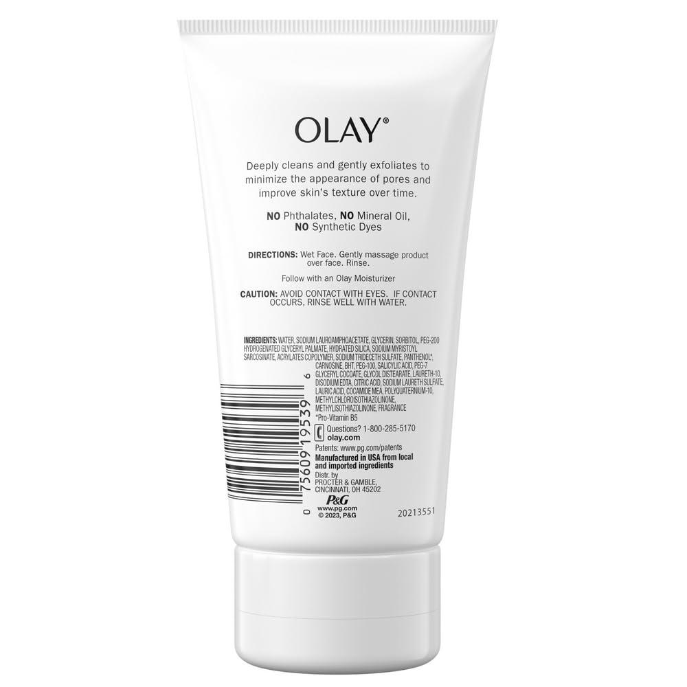 imageFacial Cleanser by Olay Regenerist Detoxifying Pore Scrub ampamp Exfoliator 5 Oz Pack of 3Fresh