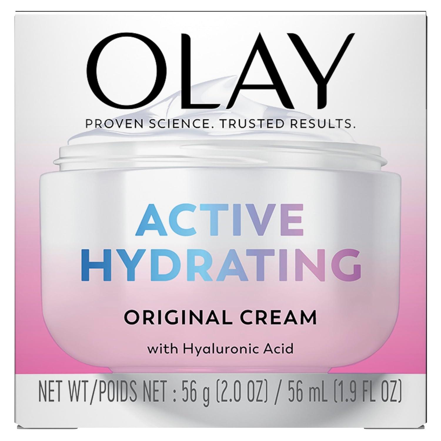imageOlay Active Hydrating Cream Face Moisturizer 19 fl oz2 Ounce Pack of 1