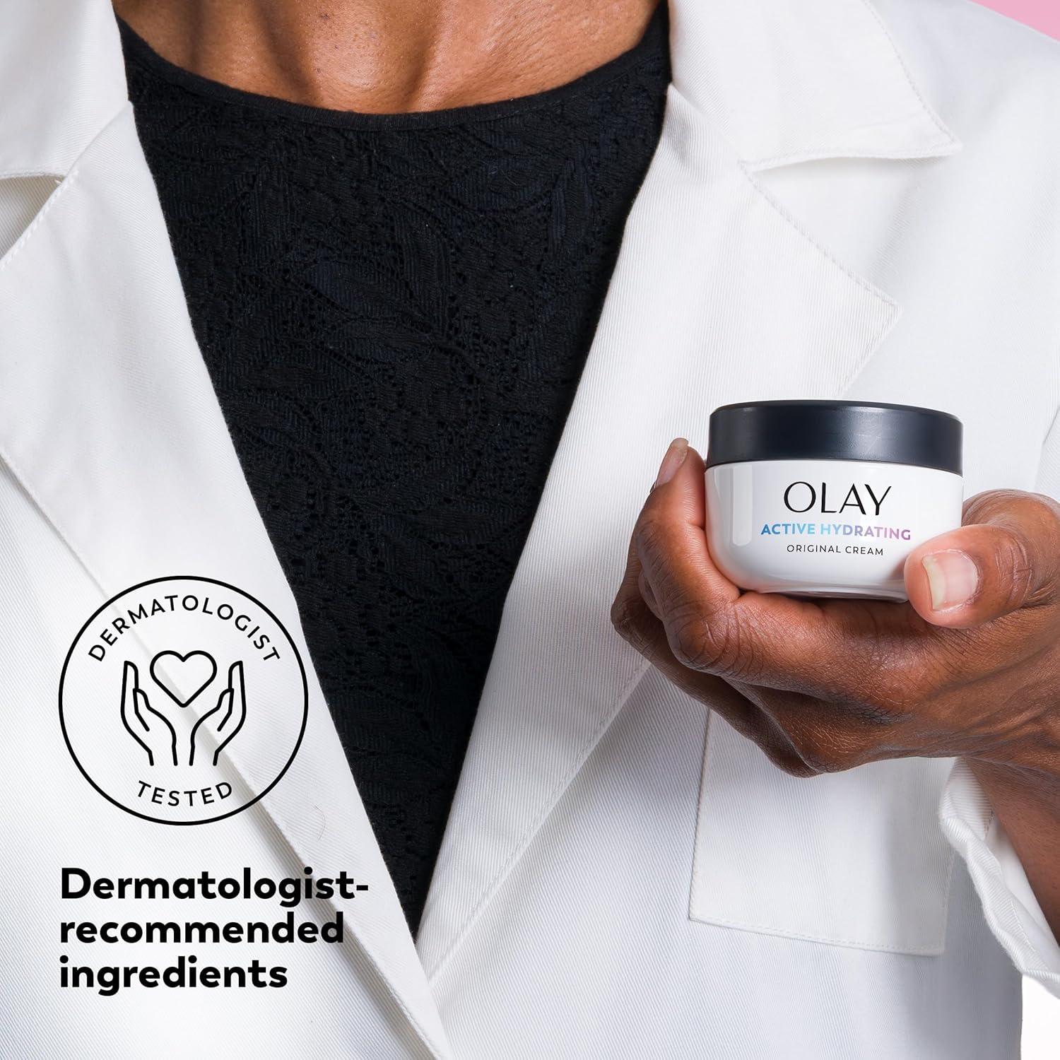 imageOlay Active Hydrating Cream Face Moisturizer 19 fl oz2 Ounce Pack of 1
