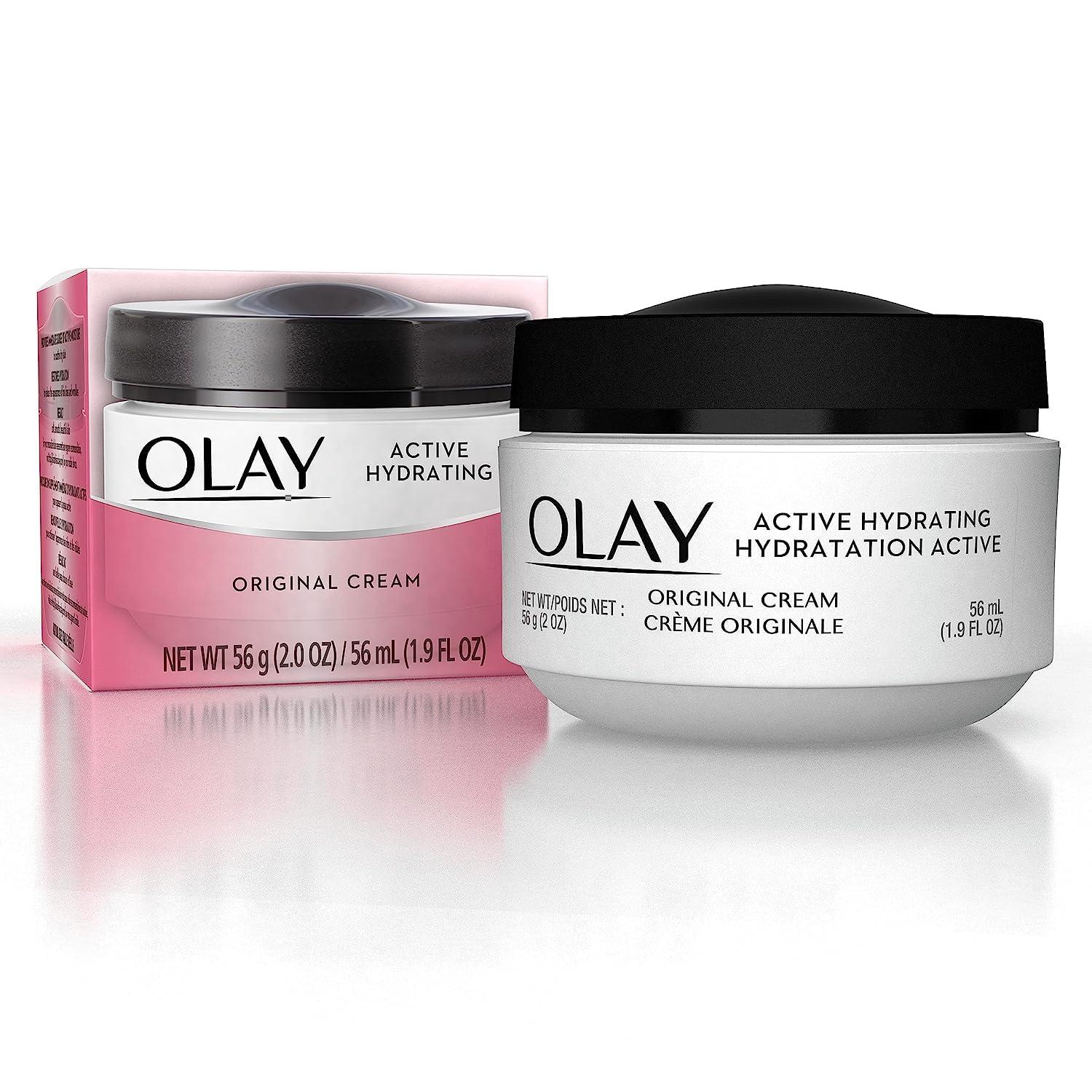imageOlay Active Hydrating Cream Face Moisturizer 19 fl oz2 Ounce Pack of 2