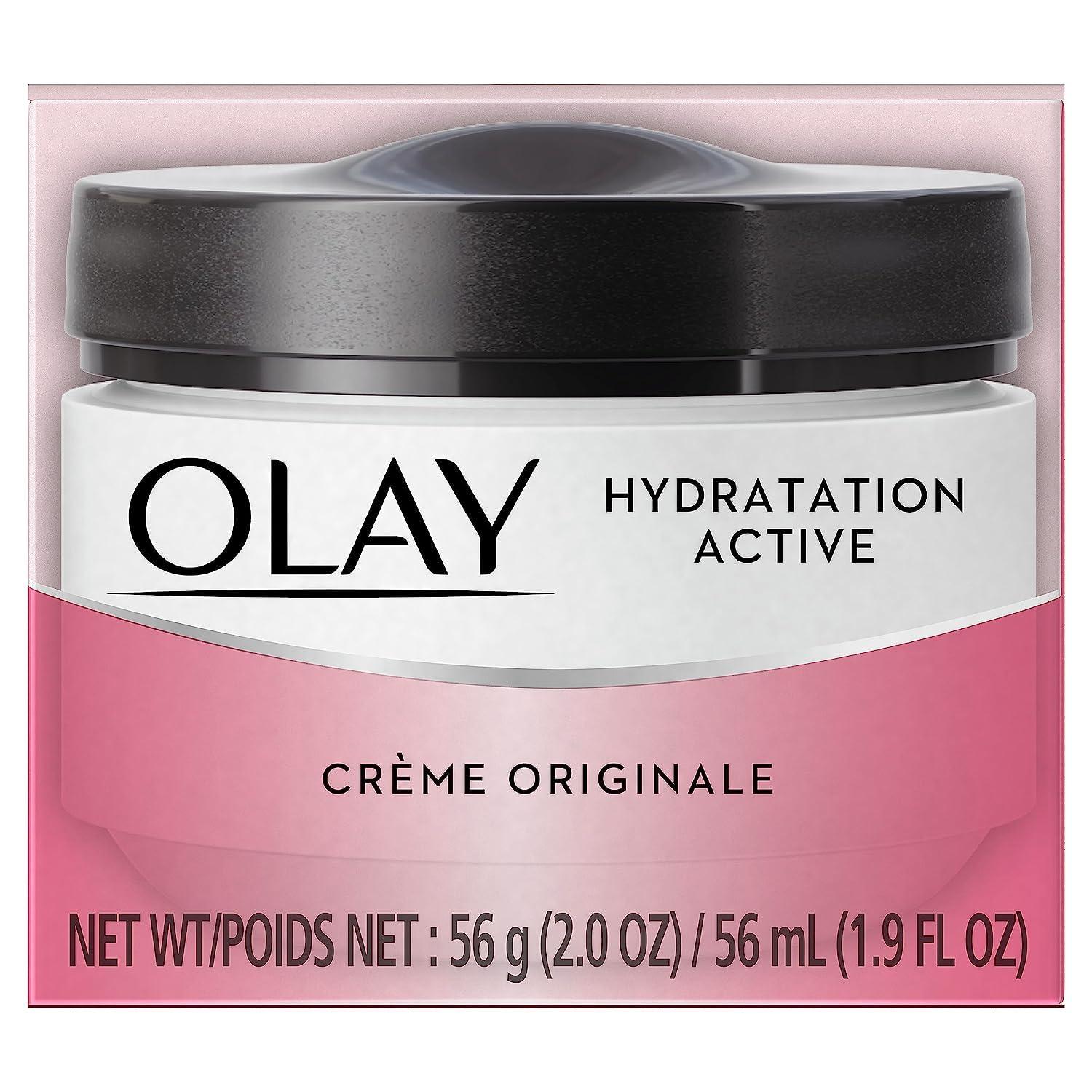 imageOlay Active Hydrating Cream Face Moisturizer 19 fl oz2 Ounce Pack of 2
