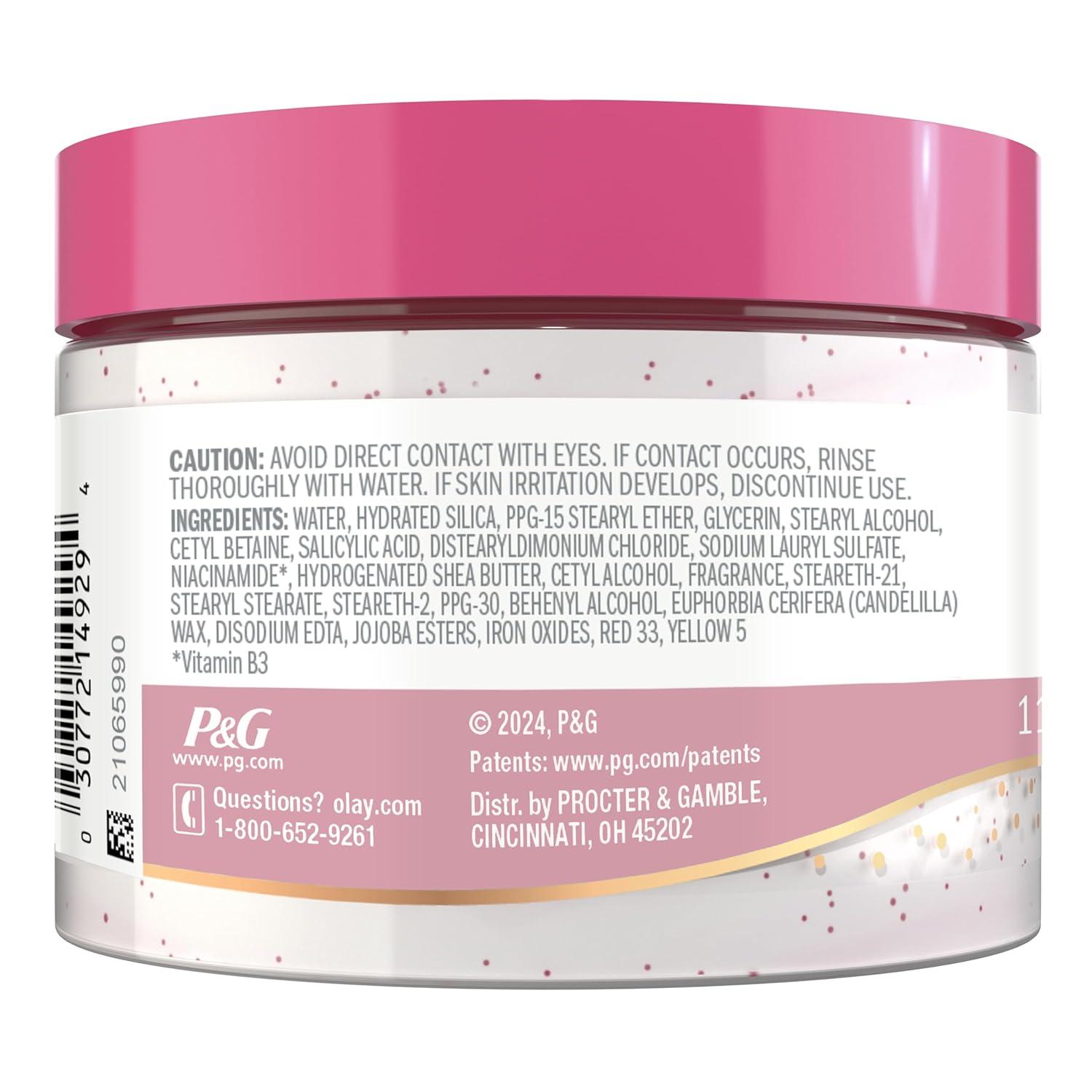 imageOlay Body Indulgent Mineral Scrub Skin Exfoliating ampamp Massaging Pearls Nourishing Soft ampamp Gentle Formula Renewing BHA Vitamin B3 Complex Luxurious Fragrances Wild Rose ampamp Cherry Creme Scent 11 ozWild Rose  Cherry Creme