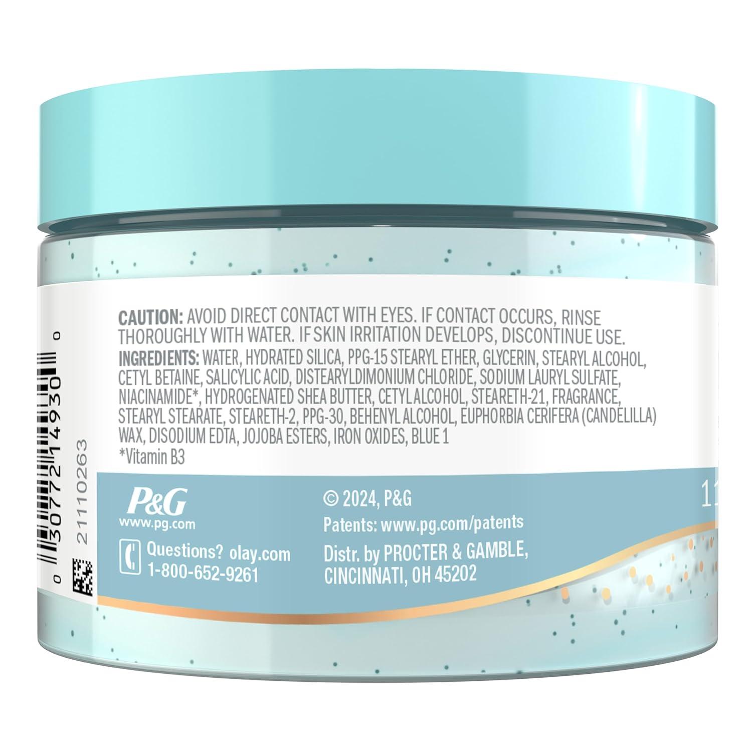 imageOlay Body Indulgent Mineral Scrub Skin Exfoliating ampamp Massaging Pearls Nourishing Soft ampamp Gentle Formula Renewing BHA Vitamin B3 Complex Luxurious Fragrances Wild Rose ampamp Cherry Creme Scent 11 ozCoconut  Guava