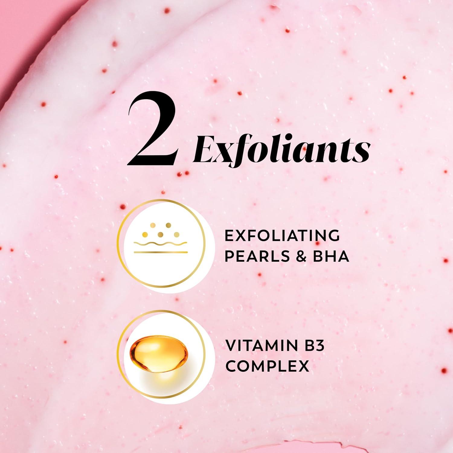 imageOlay Body Indulgent Mineral Scrub Skin Exfoliating ampamp Massaging Pearls Nourishing Soft ampamp Gentle Formula Renewing BHA Vitamin B3 Complex Luxurious Fragrances Wild Rose ampamp Cherry Creme Scent 11 ozWild Rose  Cherry Creme