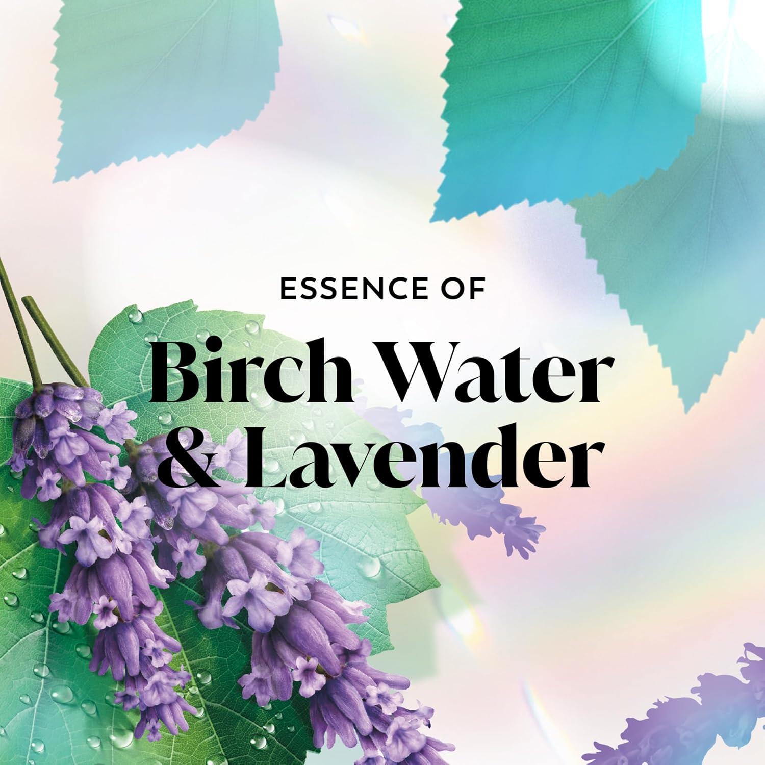 imageOlay Body Wash for Women Fresh Radiance Refreshing ampamp Renewing Made with Plant Based Cleansers B3 Botanical Complex For All Skin Types Orchid ampamp Black Currant Scent 22 fl oz Pack of 4Birch Water  Lavender