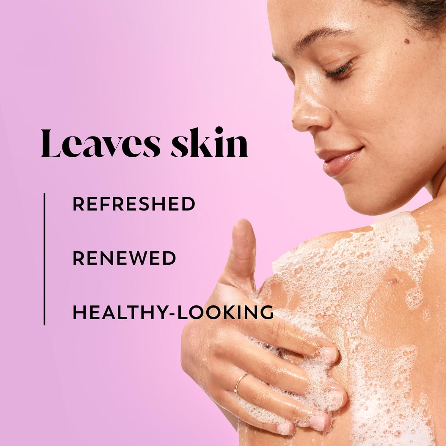 imageOlay Body Wash for Women Fresh Radiance Refreshing ampamp Renewing Made with Plant Based Cleansers B3 Botanical Complex For All Skin Types Orchid ampamp Black Currant Scent 22 fl oz Pack of 4Peach  Cherry Blossom
