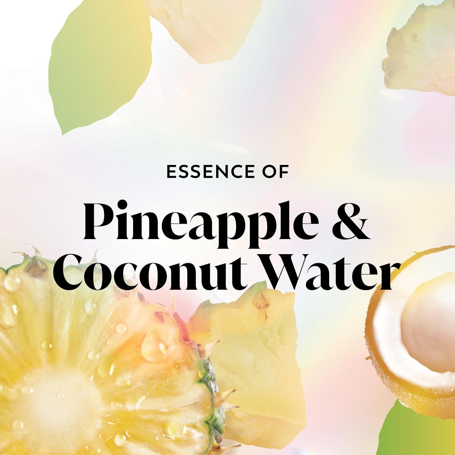 imageOlay Body Wash for Women Fresh Radiance Refreshing ampamp Renewing Made with Plant Based Cleansers B3 Botanical Complex For All Skin Types Orchid ampamp Black Currant Scent 22 fl oz Pack of 4Pineapple  Coconut Water