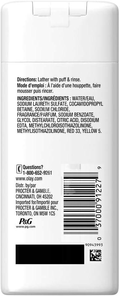 imageOlay Body Wash for Women Fresh Radiance Refreshing ampamp Renewing Made with Plant Based Cleansers B3 Botanical Complex For All Skin Types Strawberry ampamp Mint Scent 30 fl oz Pack of 24Mint