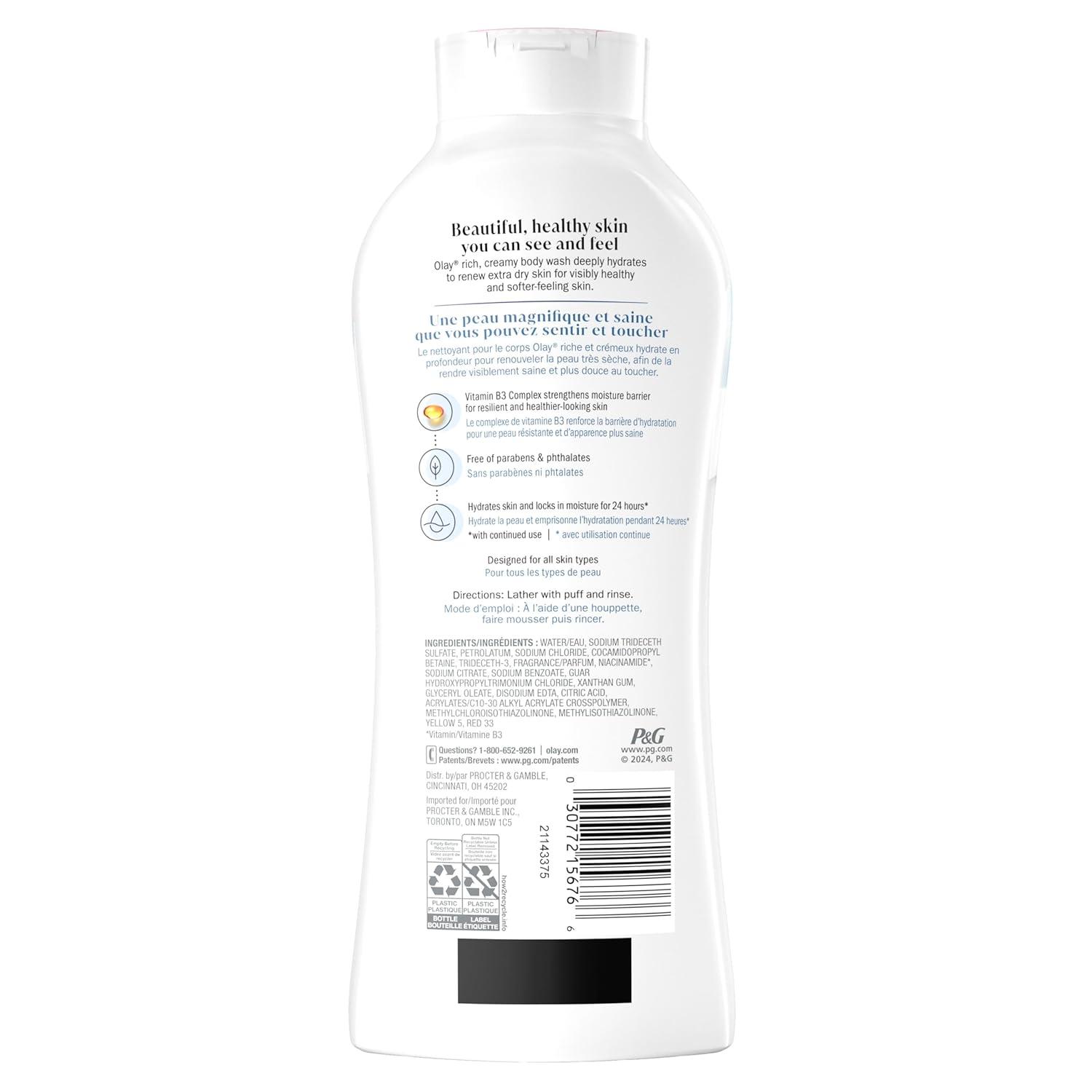 imageOlay Body Wash for Women Hydrating ampamp Moisturizing Holiday Edition With Plant Based Cleansers B3 Complex For All Skin Types Fireside Fir with Fresh Spruce ampamp Sandalwood Scent 22 fl ozLightly Scented