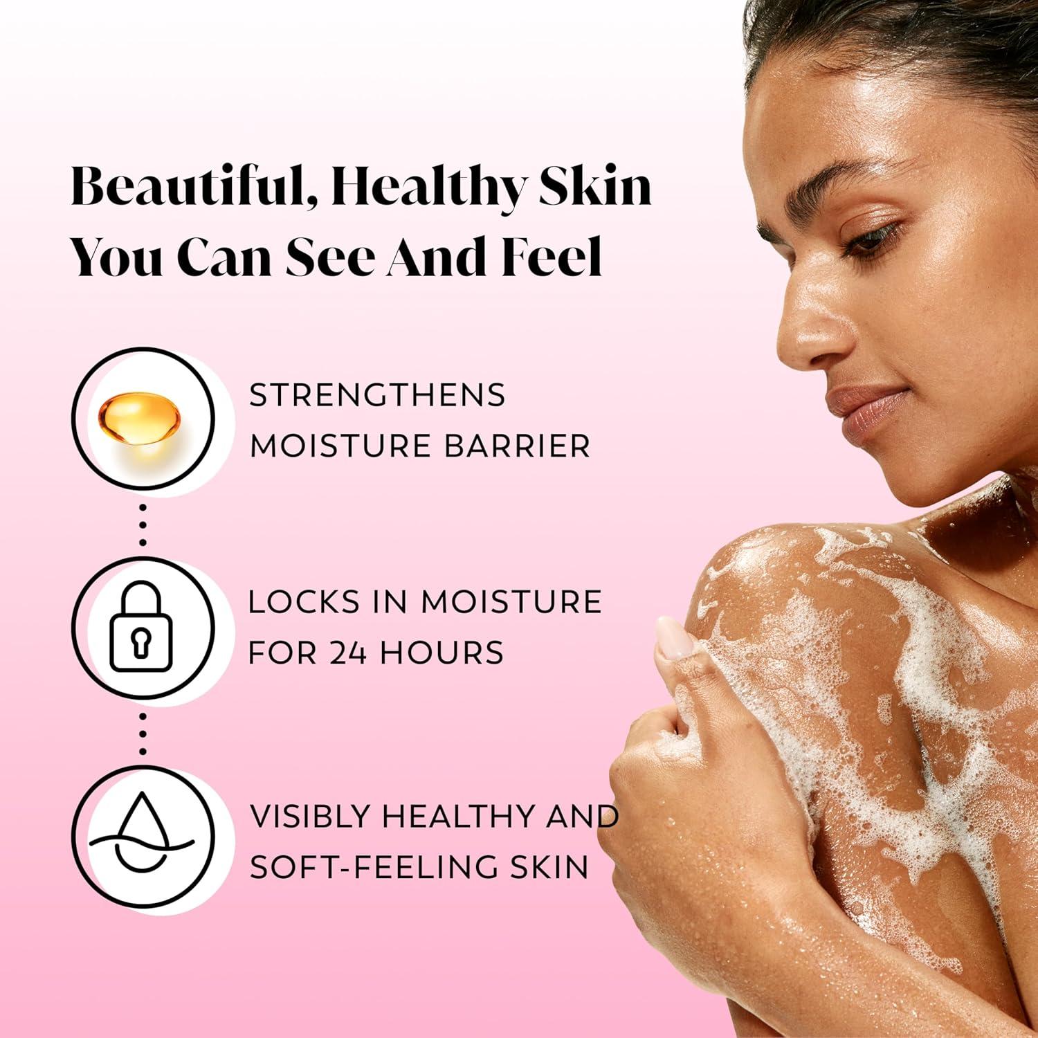 imageOlay Body Wash for Women Hydrating ampamp Moisturizing Holiday Edition With Plant Based Cleansers B3 Complex For All Skin Types Fireside Fir with Fresh Spruce ampamp Sandalwood Scent 22 fl ozOat Extract