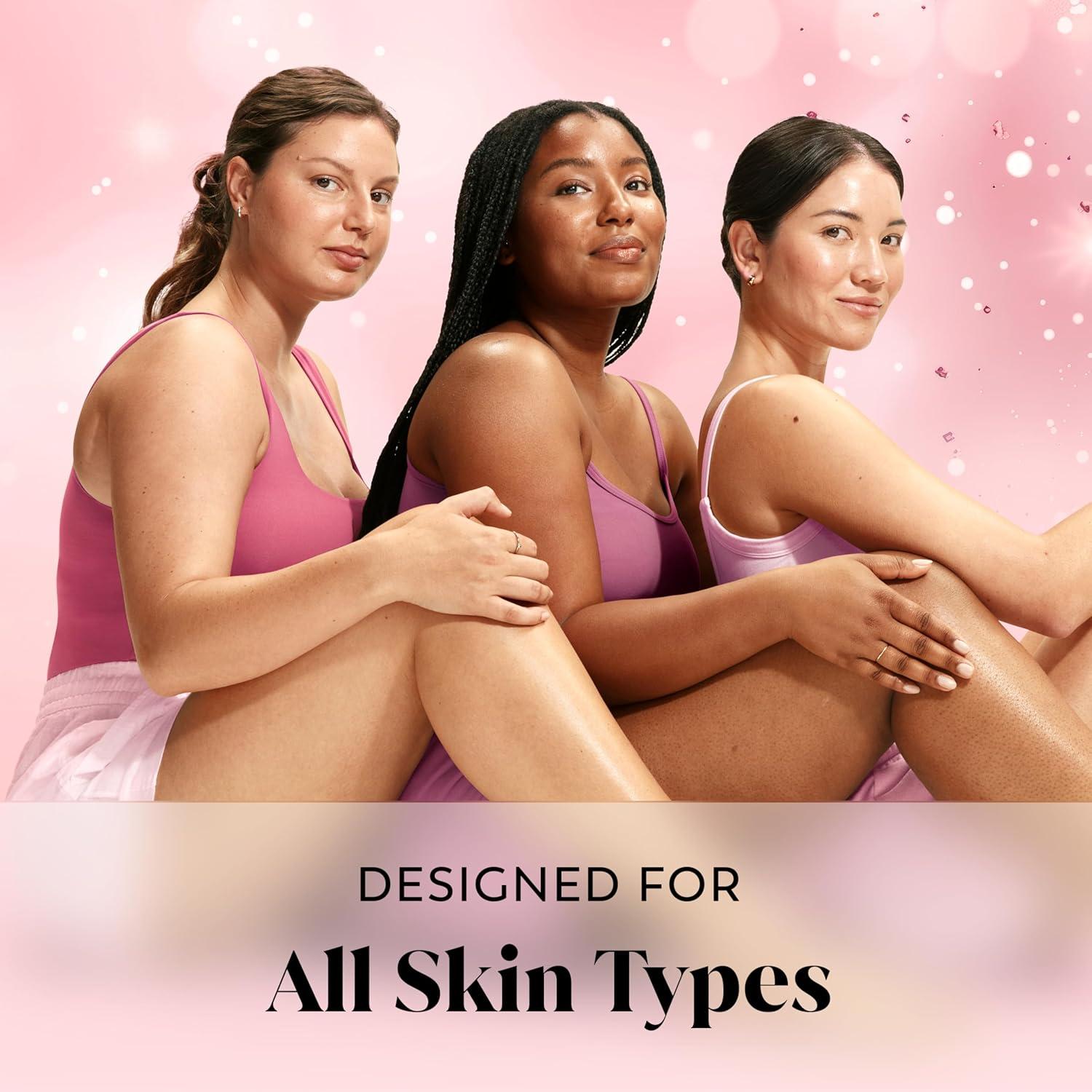 imageOlay Body Wash for Women Hydrating ampamp Moisturizing Holiday Edition With Plant Based Cleansers B3 Complex For All Skin Types Fireside Fir with Fresh Spruce ampamp Sandalwood Scent 22 fl ozChampagne Blush with Berries  Sugared Rim  Rose Petals