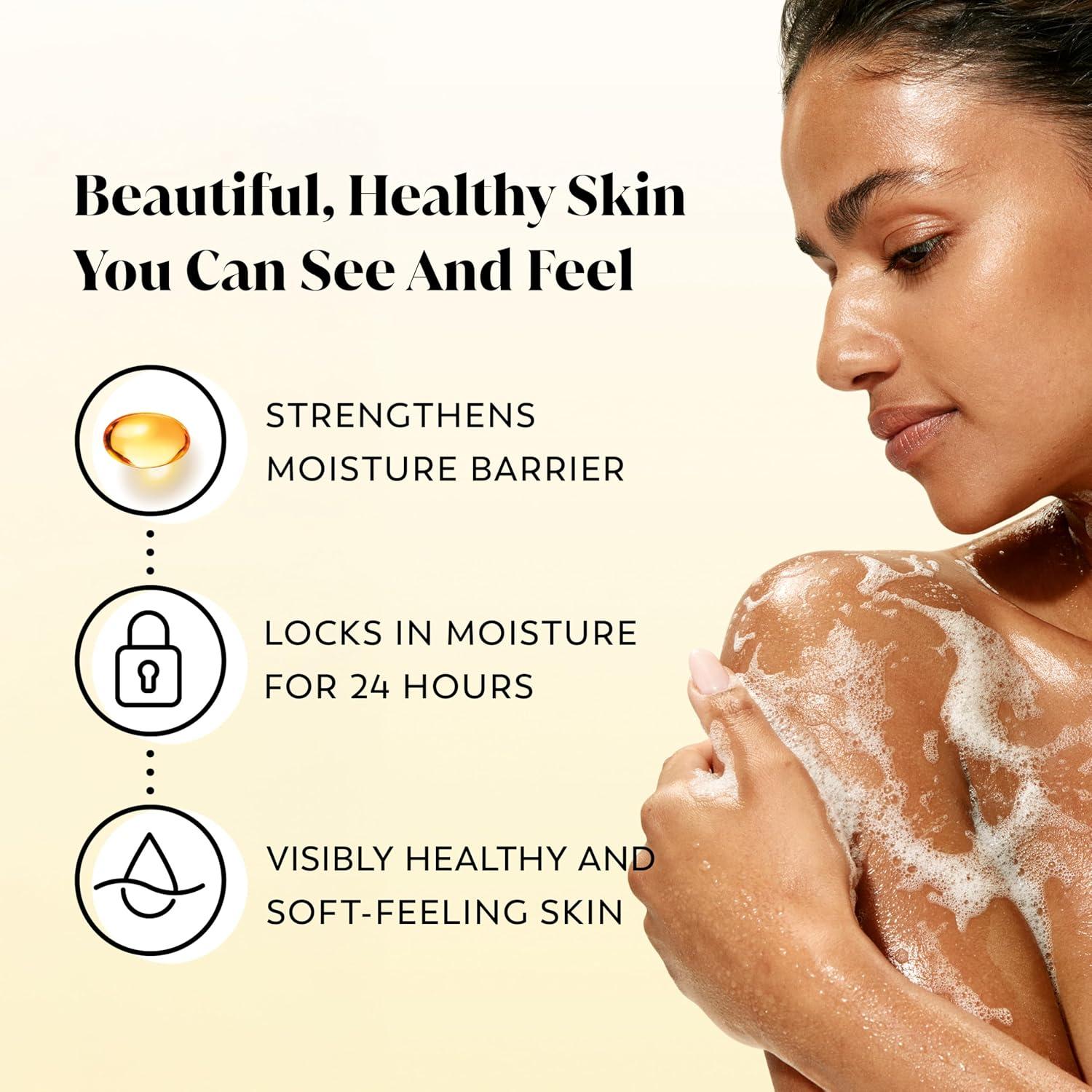 imageOlay Body Wash for Women Hydrating ampamp Moisturizing Holiday Edition With Plant Based Cleansers B3 Complex For All Skin Types Fireside Fir with Fresh Spruce ampamp Sandalwood Scent 22 fl ozShea Butter