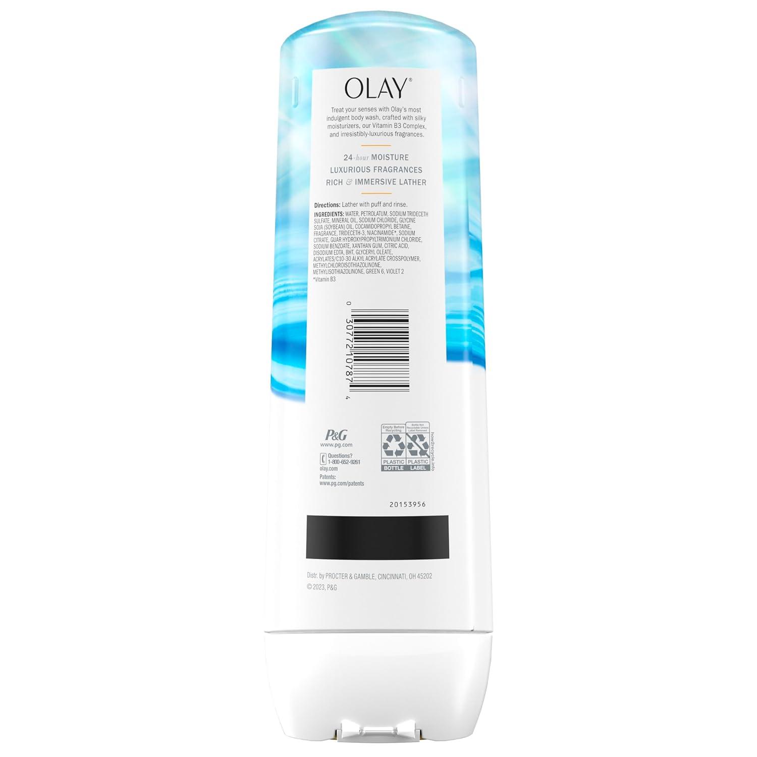 imageOlay Body Wash for Women Indulgent Moisture 24hr Moisturizing ampamp Nourishing Formula Infused with Vitamin B3 Complex Luxurious Fragrances Guava ampamp Coconut Scent 20 fl ozMoonflower  Neroli Oil