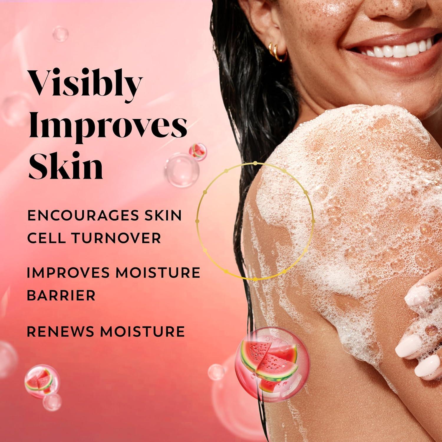 imageOlay Body Wash for Women Intensely Hydrating ProHyaluronic Acid Serum Complex Renews Moisture Vitamin B3 Lameller Technology For All Skin Types Strawberry Summer Fizz Scent 20 fl ozWatermelon Fizz