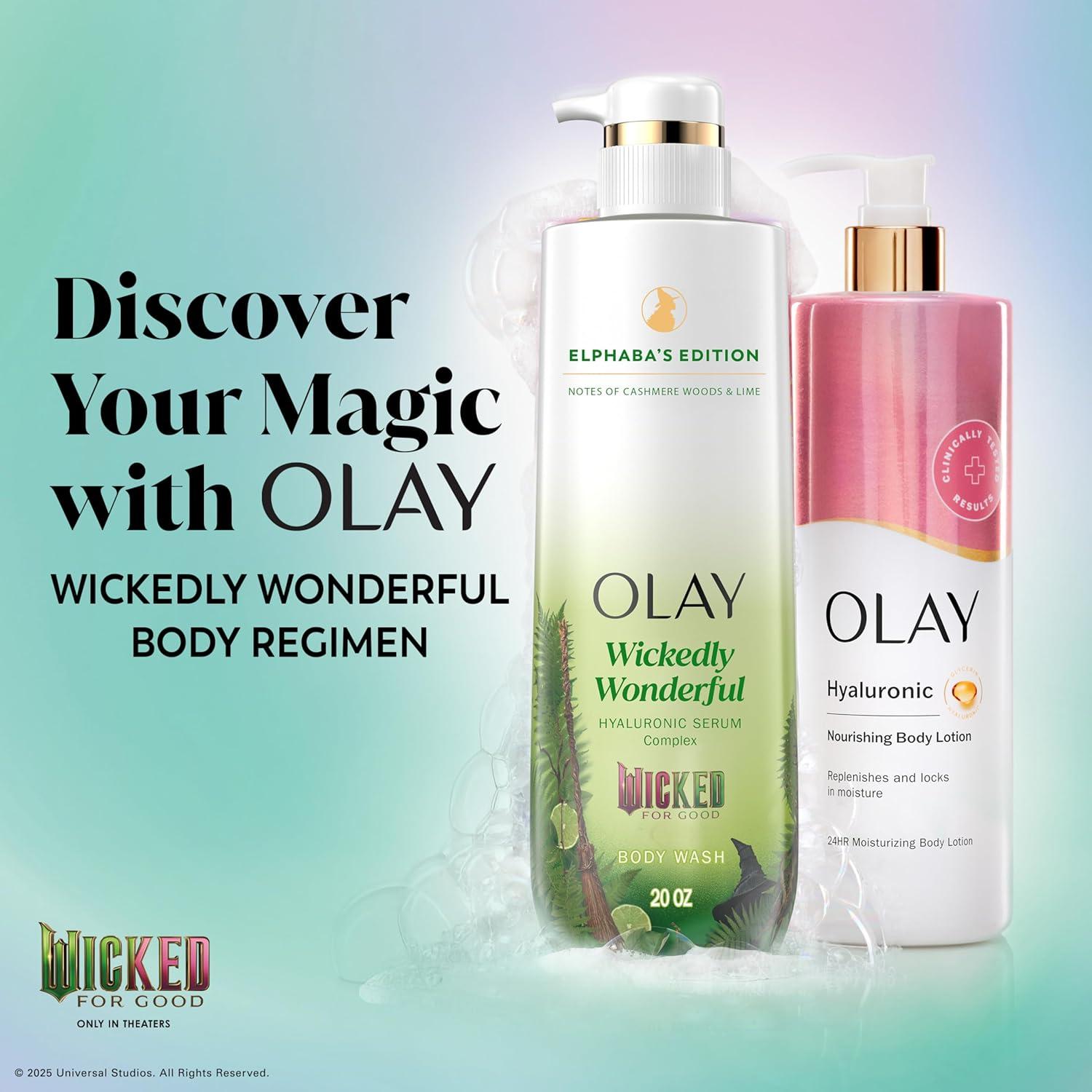 imageOlay Body Wash for Women Intensely Hydrating ProHyaluronic Acid Serum Complex Renews Moisture Vitamin B3 Lameller Technology For All Skin Types Strawberry Summer Fizz Scent 20 fl ozCashmere Woods  Lime