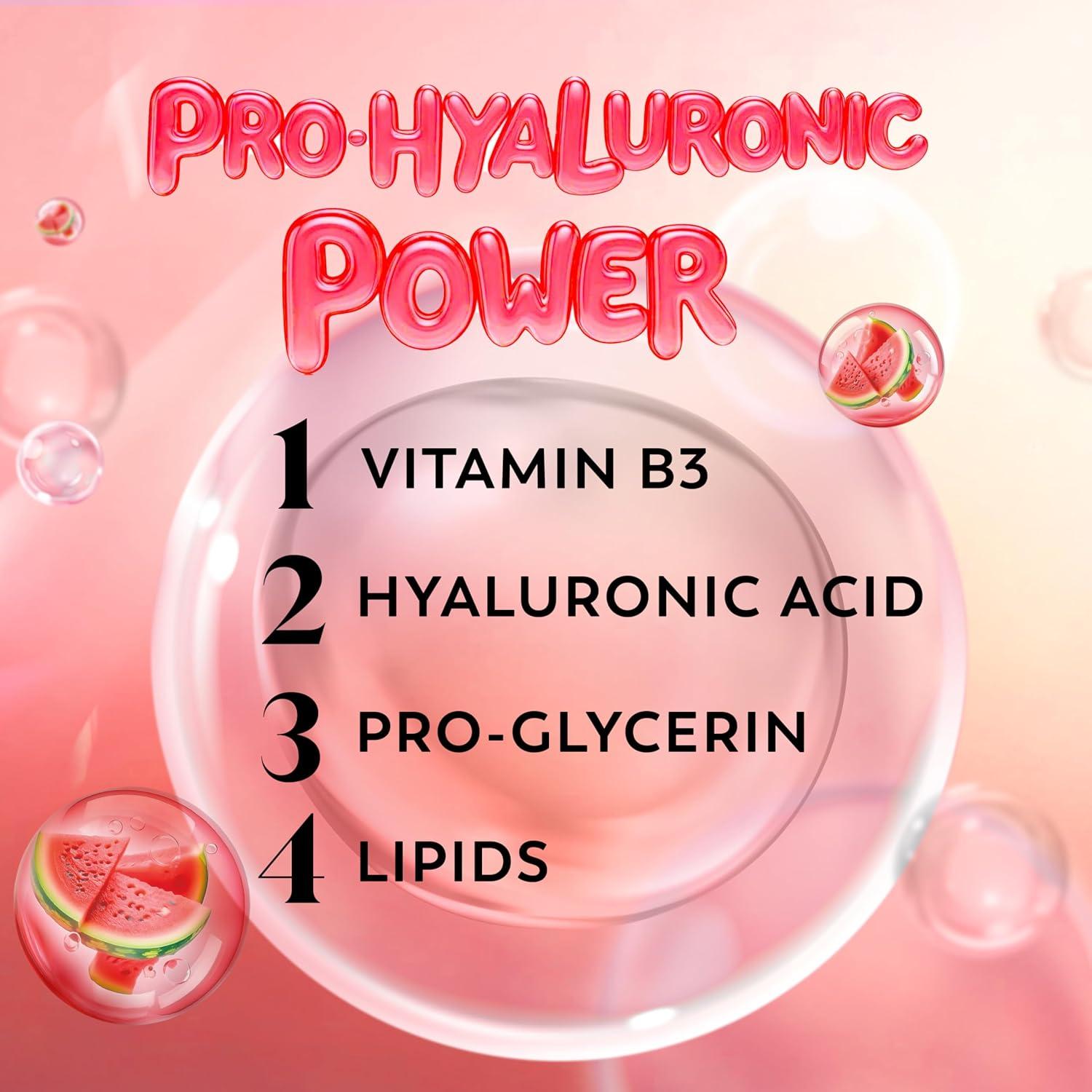 imageOlay Body Wash for Women Intensely Hydrating ProHyaluronic Acid Serum Complex Renews Moisture Vitamin B3 Lameller Technology For All Skin Types Strawberry Summer Fizz Scent 20 fl ozWatermelon Fizz