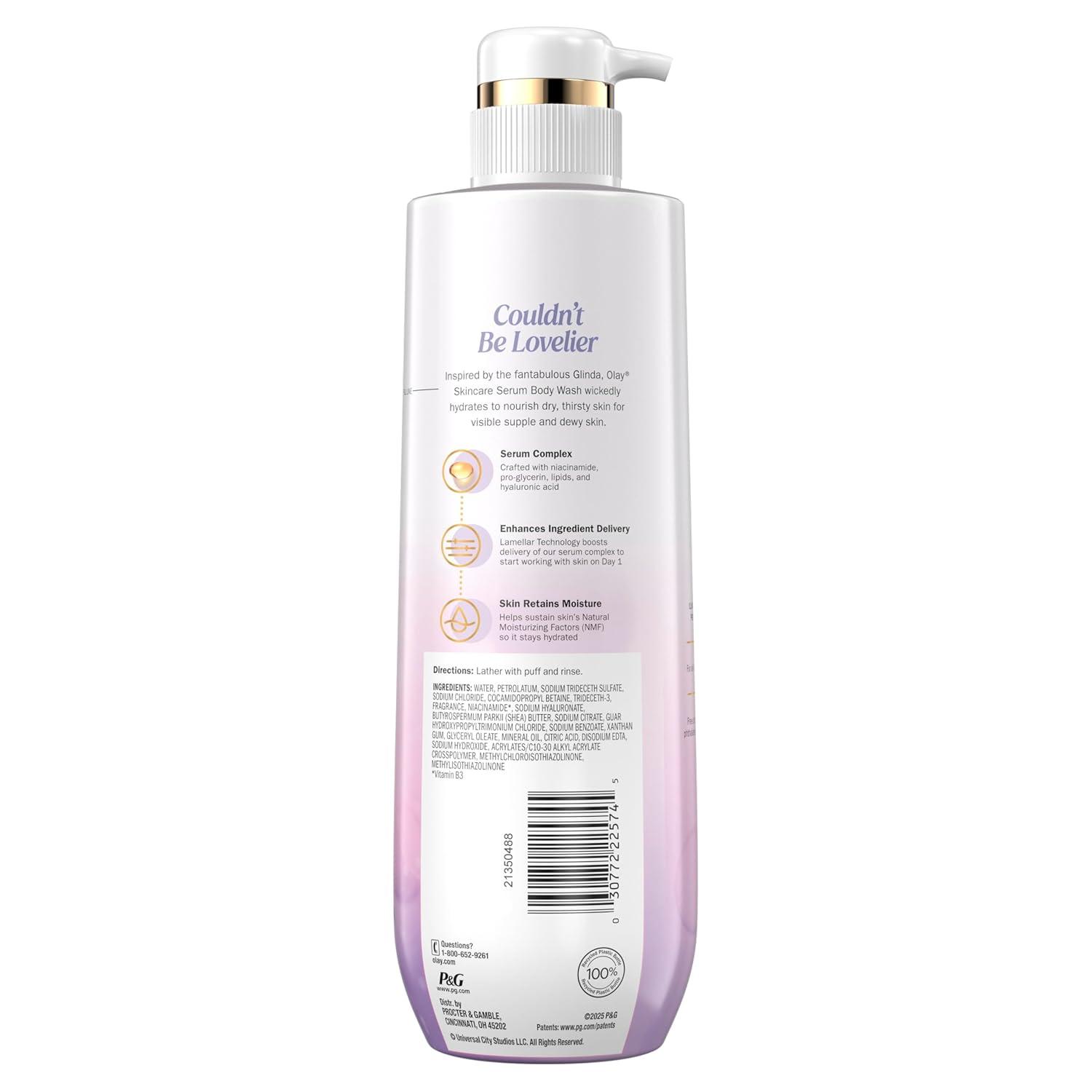 imageOlay Body Wash for Women Intensely Hydrating ProHyaluronic Acid Serum Complex Renews Moisture Vitamin B3 Lameller Technology For All Skin Types Strawberry Summer Fizz Scent 20 fl ozRaspberry  Bubbles