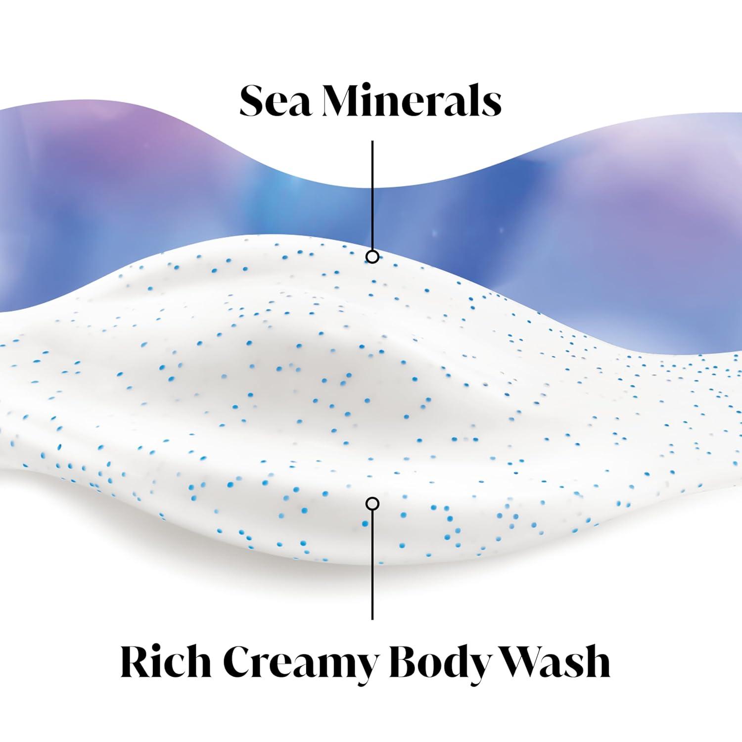 imageOlay Body Wash for Women Ultra Moisture Exfoliating Formula 24hr Moisturizing Hydrating ampamp Replenshing B3 Vitamin Complex For All Skin Types Sea Minerals Scent 33 fl oz Pack of 4