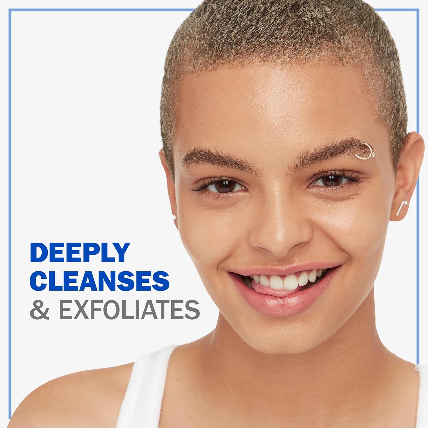 imageOlay Cleansing Wipes Daily Facials Power of a Makeup Remover Scrub Toner Mask and Cleanser  FragranceFree Textured NoSoap Cloth Gentle Skin Care Vitamin ComplexInfused Formula 66 ctNavy blue