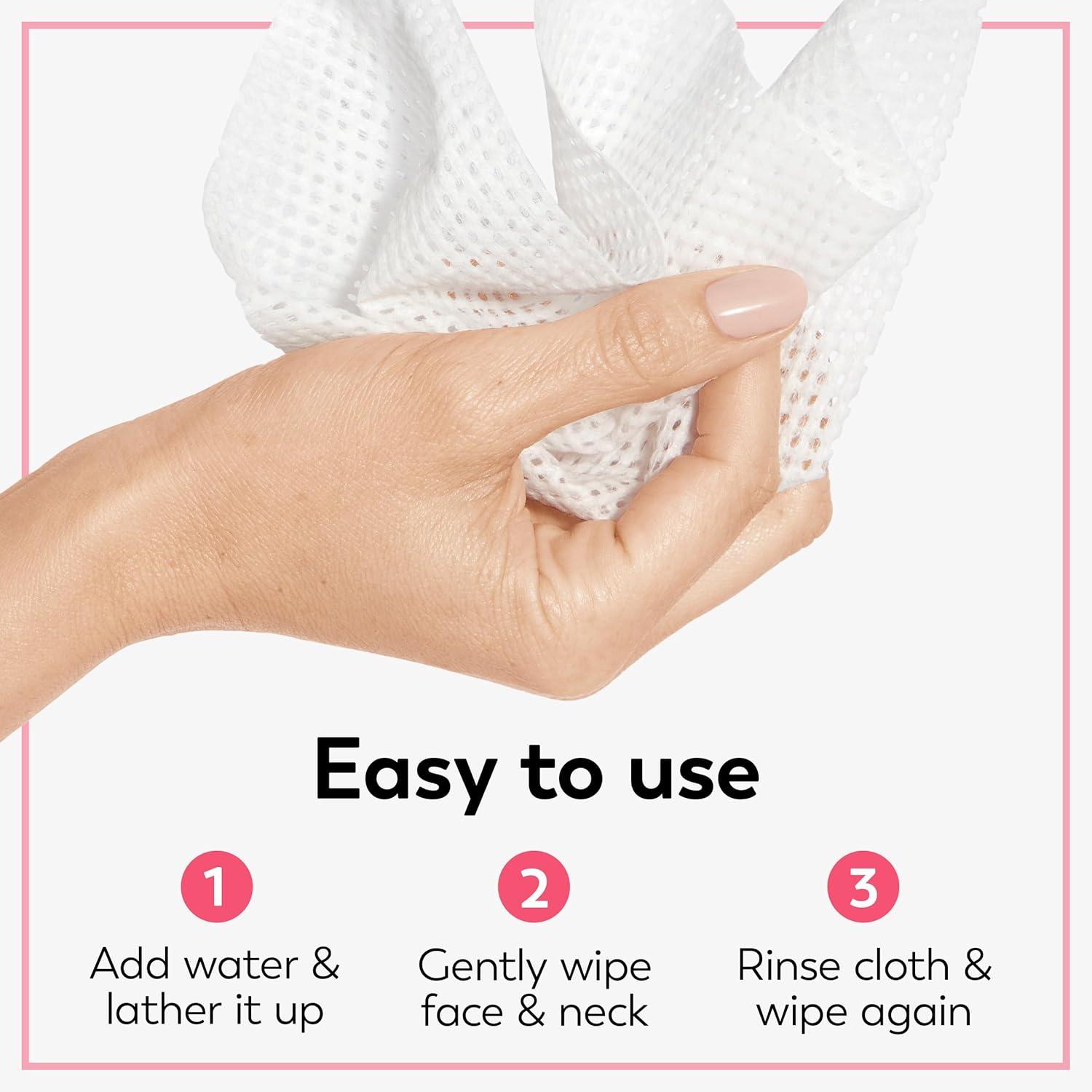 imageOlay Cleansing Wipes Daily Facials Power of a Makeup Remover Scrub Toner Mask and Cleanser  FragranceFree Textured NoSoap Cloth Gentle Skin Care Vitamin ComplexInfused Formula 66 ctDaily Hydrating Facial Dry Cloths