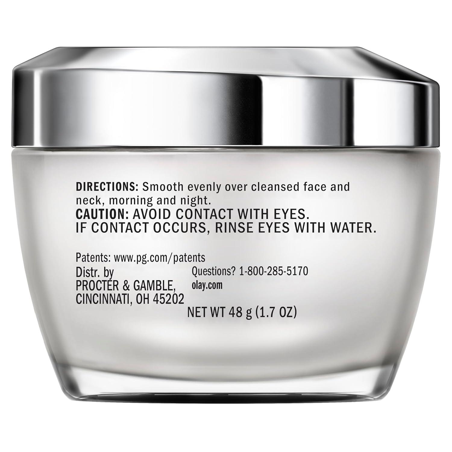imageOlay Collagen Peptide Face Moisturizer Firming Cream for Women FragranceFree NonGreasy  Hydrating AntiAging AntiWrinkle Smooth Fine Lines Plumping Skin Care  Niacinamide 17 Oz17 Ounce Pack of 1