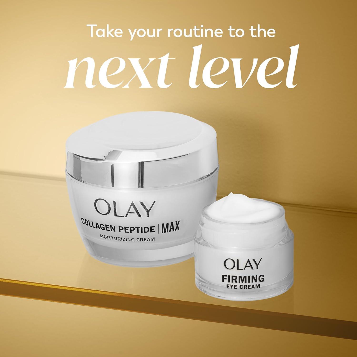 imageOlay Collagen Peptide Face Moisturizer Firming Cream for Women FragranceFree NonGreasy  Hydrating AntiAging AntiWrinkle Smoothing of Fine Lines Tightening Skin Care  Niacinamide 17 OzCollagen Peptide 24 MAX Hydrating Face Moisturizer Gift Set