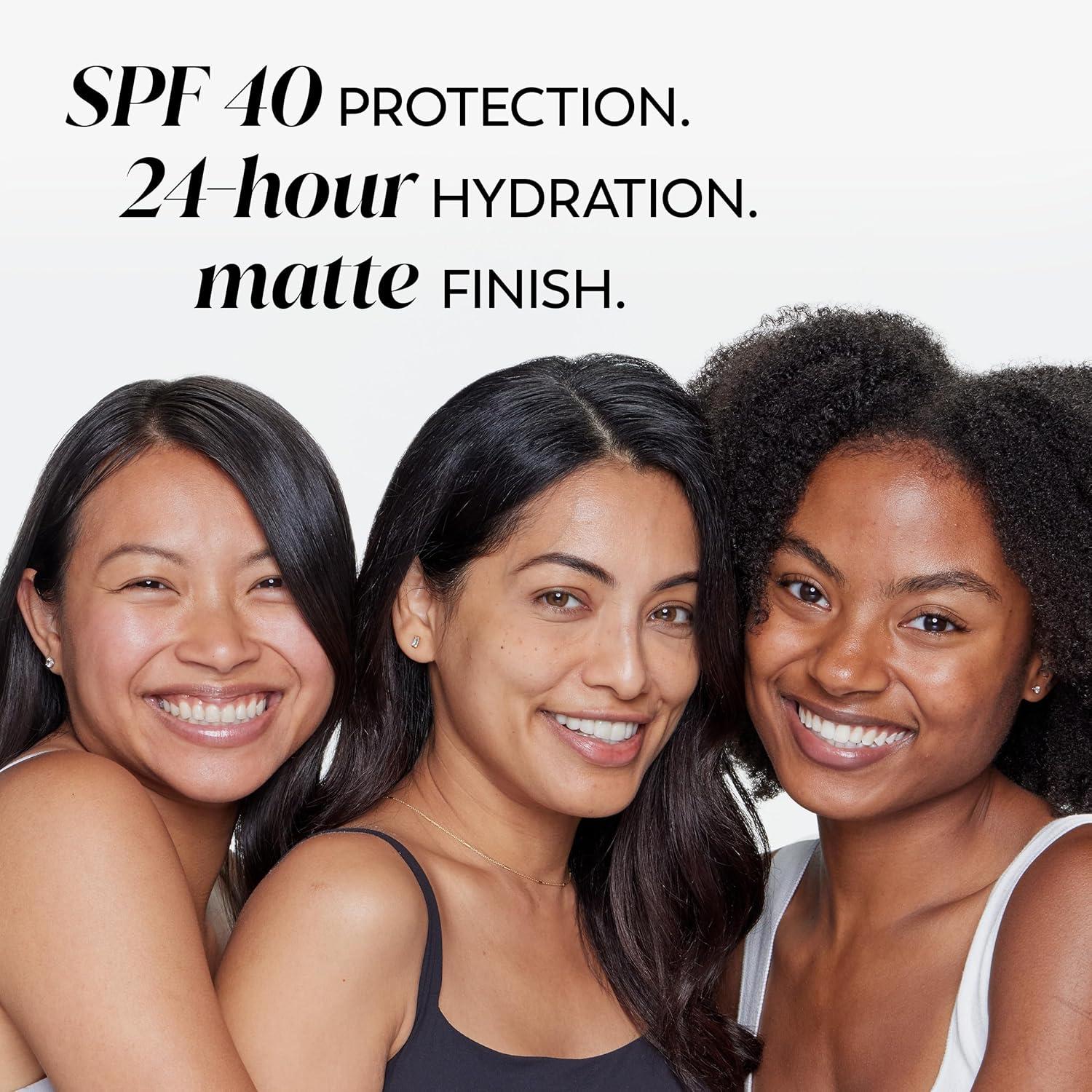 imageOlay Complete Face Moisturizer with Sunscreen SPF 40 For Sensitive Skin Broad Spectrum Sun Protection FragrenceFree  No White Cast on All Tones Nourishes Moisture Barrier  Ceramides 6 Oz