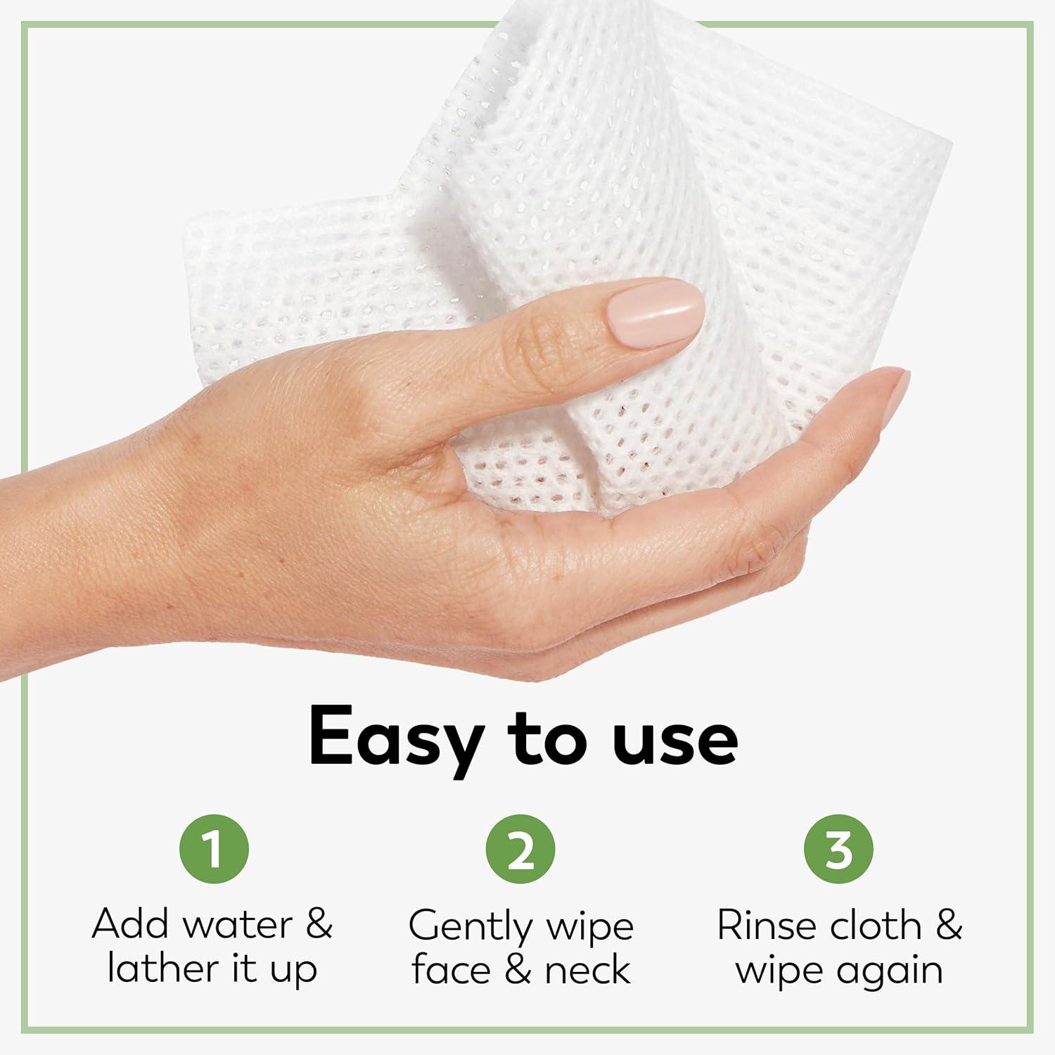 imageOlay Daily Facials for Clean Sensitive Skin Makeup Remover Wipes SoapFree and FragranceFree Cleanser Cloths 33 Count Pack of 3