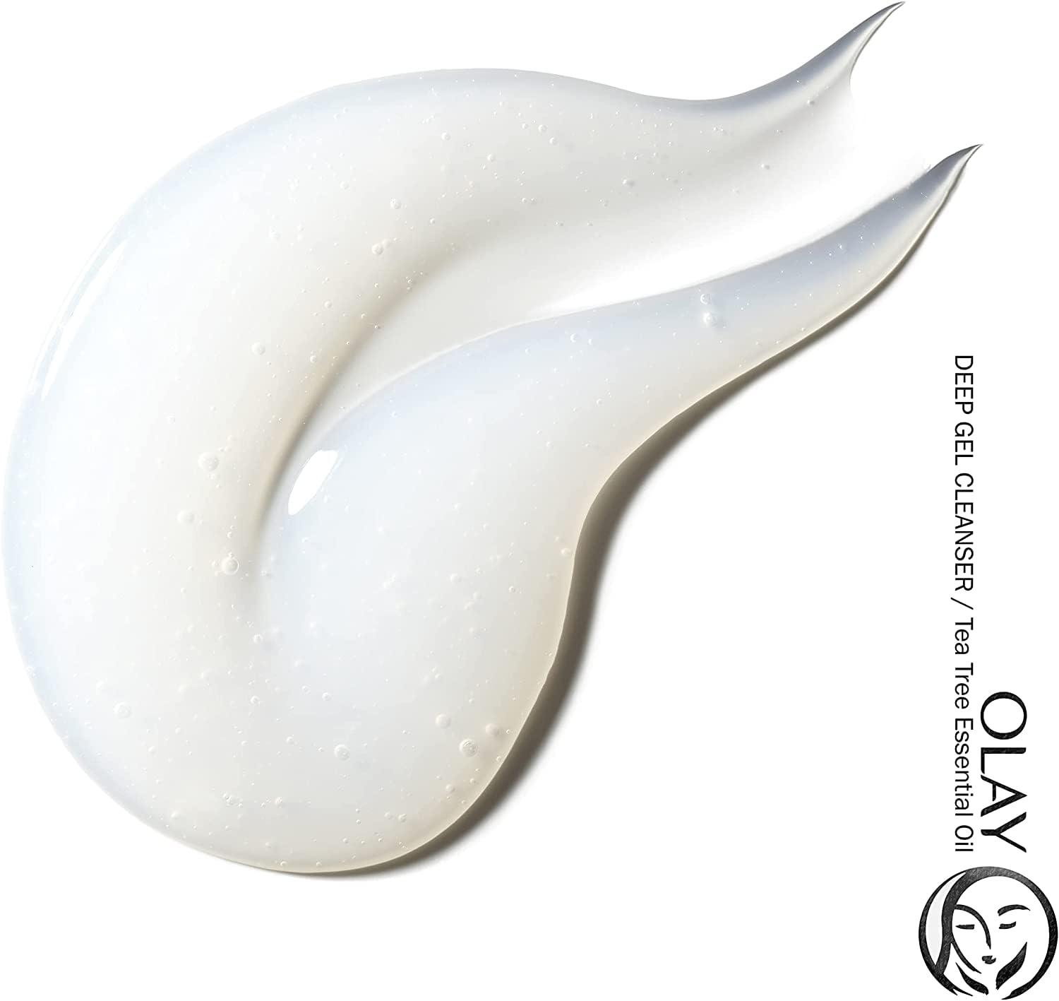 imageOlay Deep Gel Cleanser with Tea Tree Essential Oil 16 Oz
