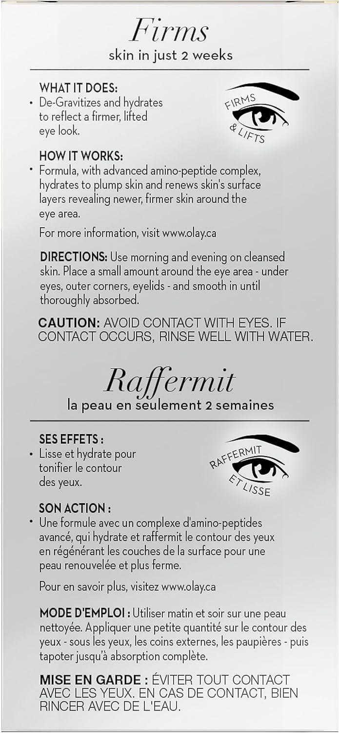 imageOlay Eyes Pro Retinol Eye Cream AntiWrinkle Treatment for Crows Feet 05 fl ozEye Lifting Serum