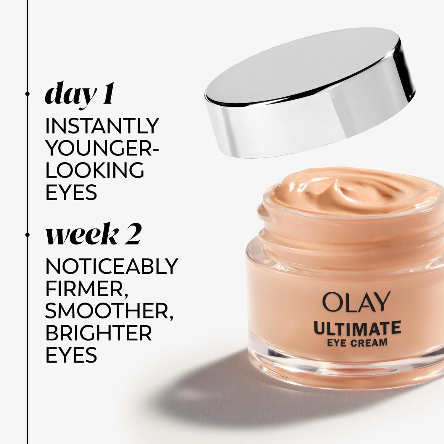 imageOlay Eyes Ultimate Eye Cream for Dark Circles Wrinkles and Puffiness 13 ml 04 fl oz
