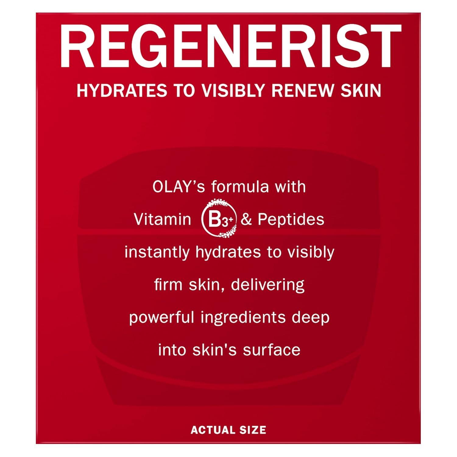 imageOlay Face Moisturizer Regenerist MicroSculpting Cream for Women FragranceFree  Hydrating AntiAging Skin Care 17 oz ampamp Trial Size Vitamin C Cleansing Melts WaterActivated Face Wash 12 ctFragranceFree