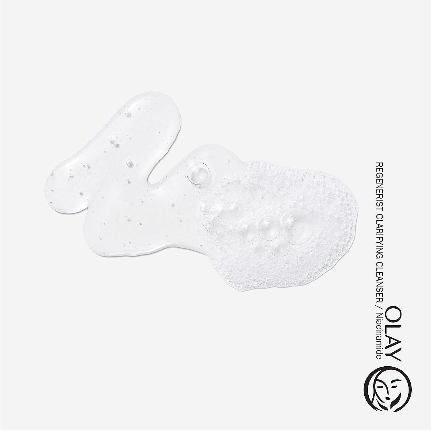imageOlay Face Wash Daily Facial Cleanser with Niacinamide Peptides ampamp Glycerin  Clarifying Refreshes Skin Surface Refines Appearance of Pores  SulfateFree ParabenFree OilFree 16 Oz