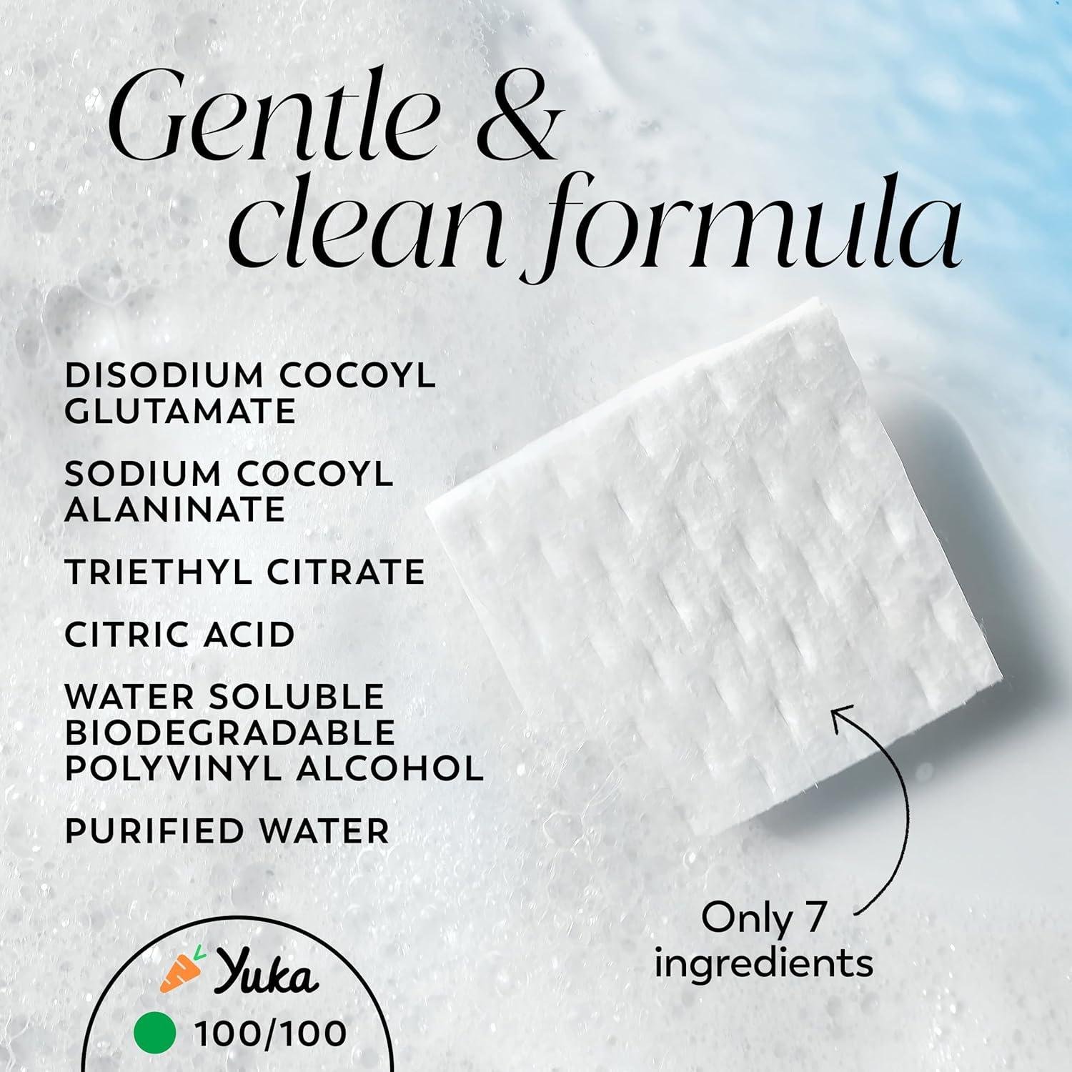 imageOlay Face Wash Gentle Cleansing Melts FragranceFree Daily Use Cleanser For All Skin Types Travel Size WaterActivated to Clean Tone and Refresh 64ct 2 Pack x 32ct