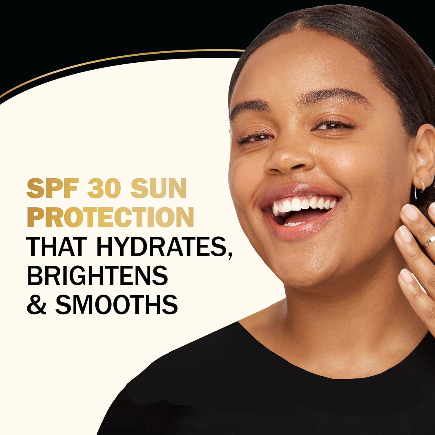 imageOlay Facial Moisturizing Lotion SPF 30 Total Effects for Dry Skin 7 Benefits including Minimize Pores AntiAging 17 oz