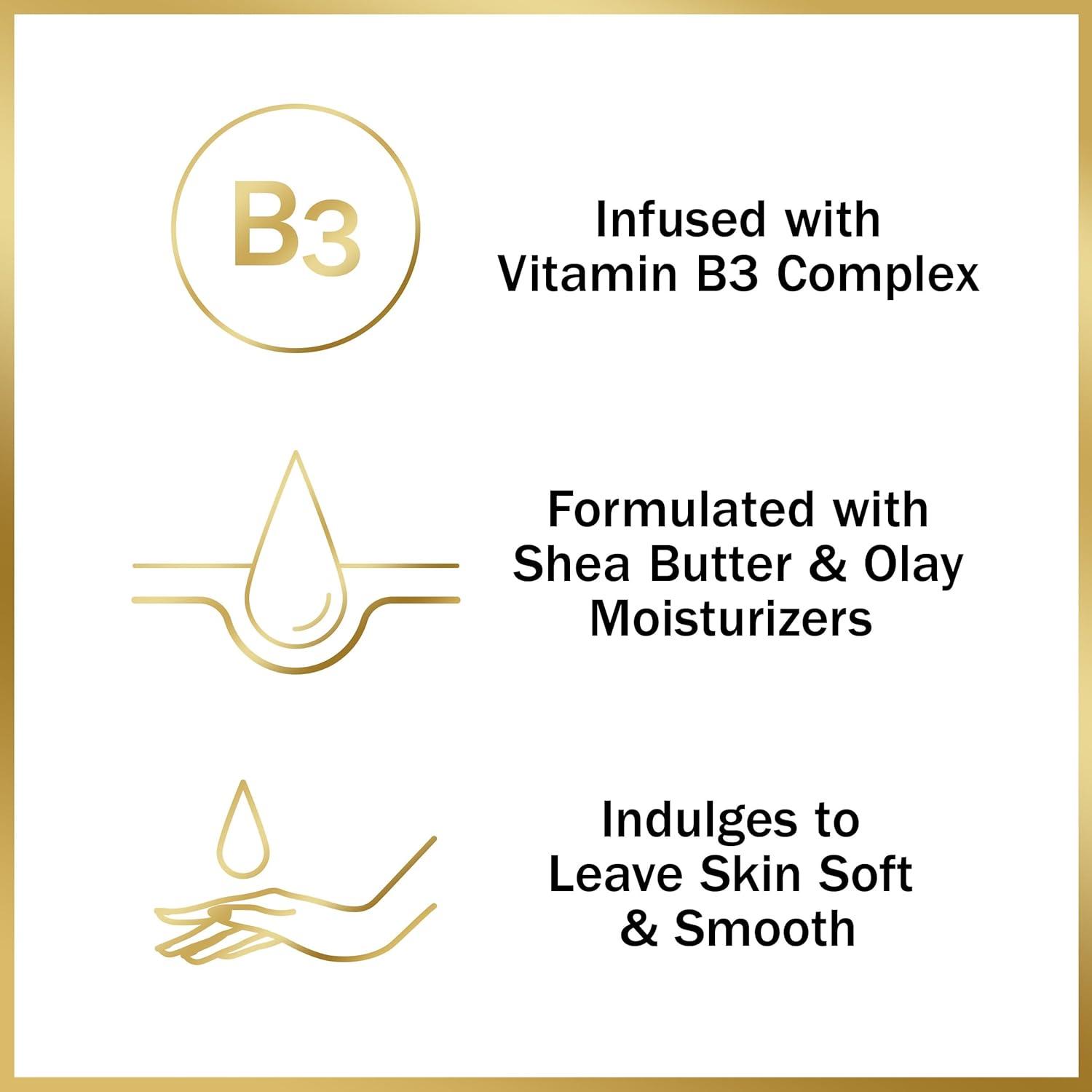 imageOlay Moisture Outlast Ultra Moisture Shea Butter Beauty Bar with Vitamin B3 Complex 375 oz Pack of 6
