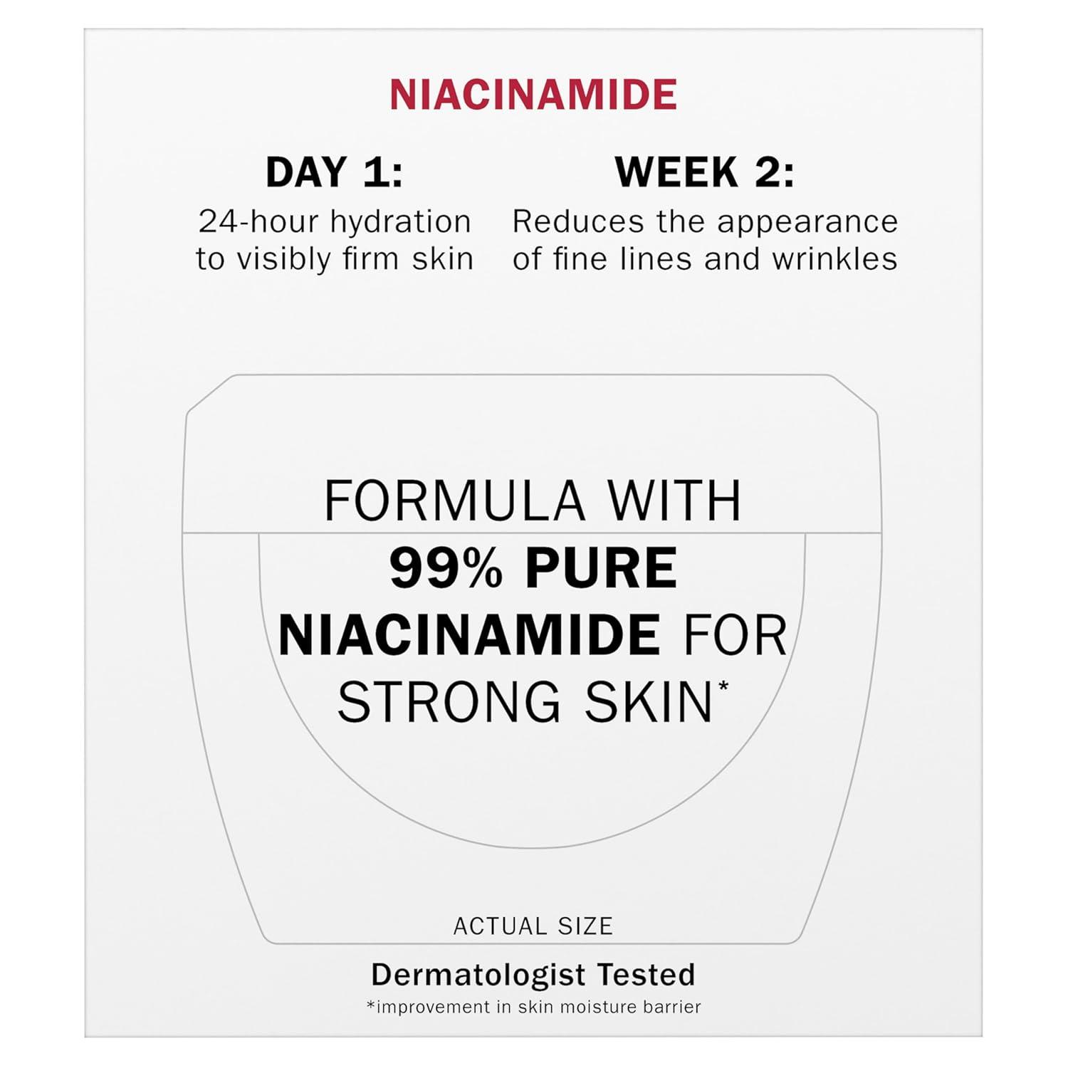 imageOlay Niacinamide Face Moisturizer Strong ampamp Firm Cream for Women AntiAging AntiWrinkle Firming Skin Care Evens Hydrates to Repair Barrier Recyclable Sustainable Eco Jar NonGreasy 2 oz17 Ounce Pack of 1