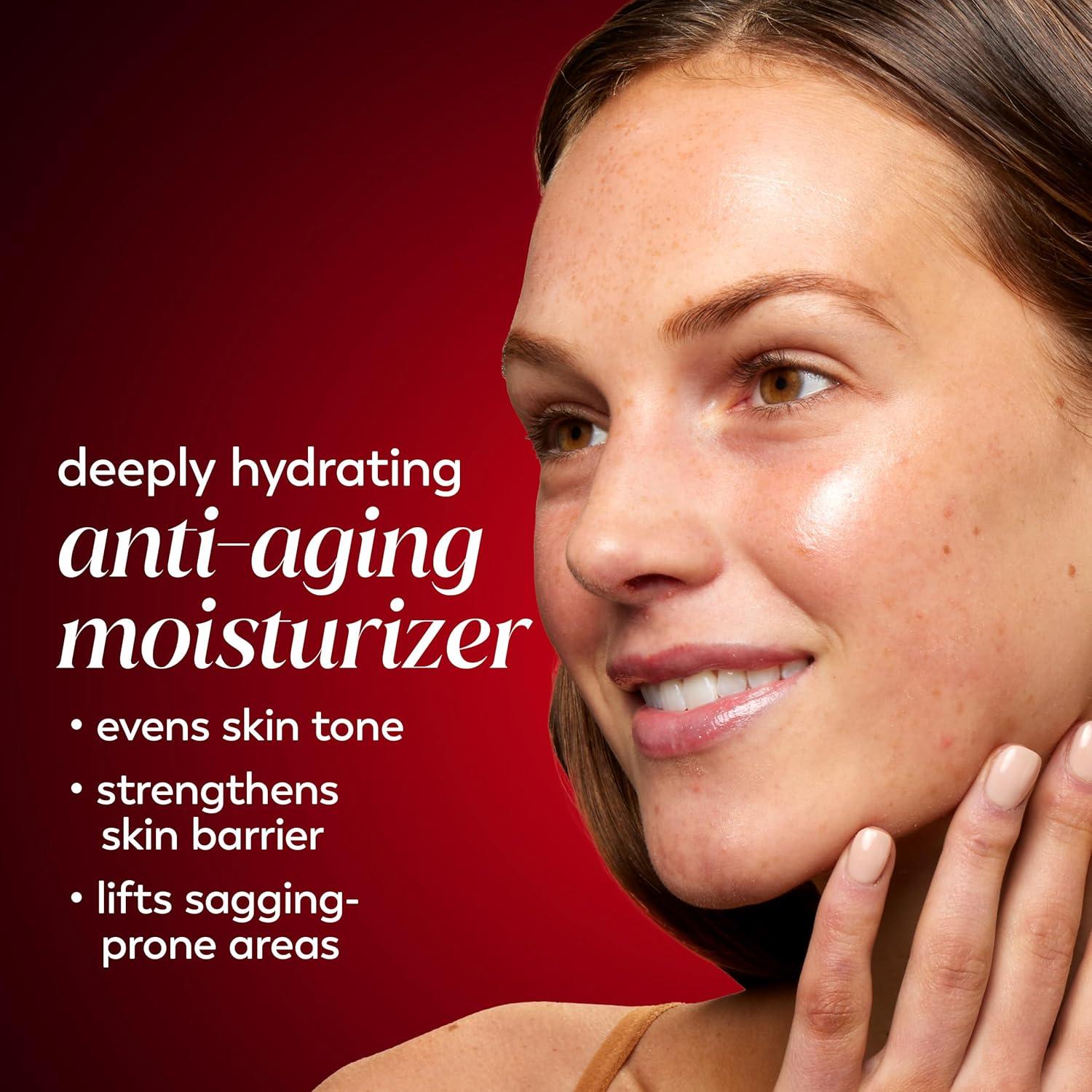 imageOlay Niacinamide Face Moisturizer Strong ampamp Firm Cream for Women AntiAging AntiWrinkle Firming Skin Care Evens Hydrates to Repair Barrier Recyclable Sustainable Eco Jar NonGreasy 2 oz2 Ounce Pack of 1