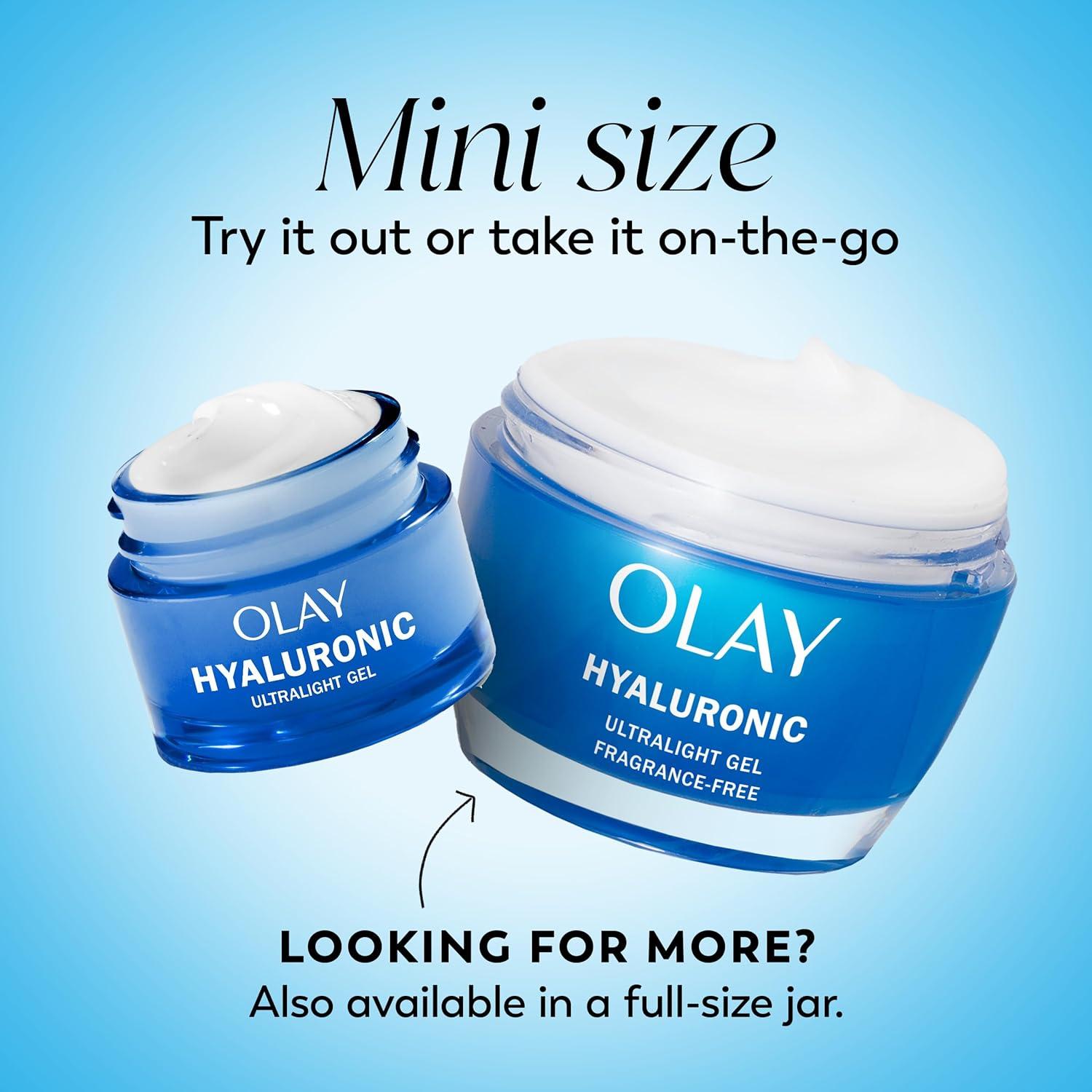 imageOlay Regenerist Hyaluronic  Peptide 24 Gel Face Moisturizer FragranceFree Trial Size 5 oz05 Fl Oz Pack of 1