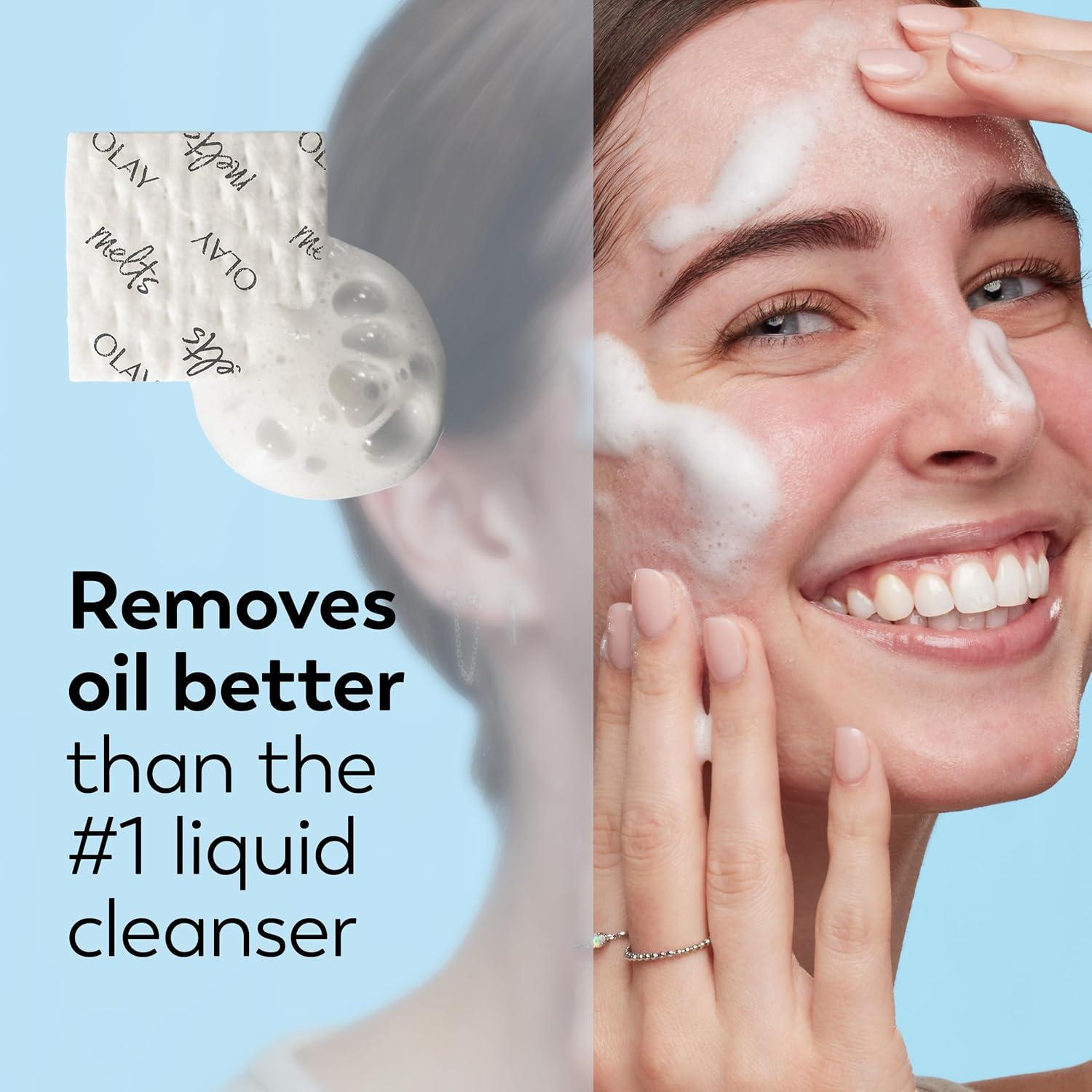imageOlay Retinol Face Moisturizer 24 MAX AntiAging Night Cream for Women FragranceFree AntiWrinkle Skin Care 17 oz ampamp Trial Size Retinol Cleansing Melts WaterActivated Face Wash 12 ctOlay Retinol Face Cleansing Melts  Olay Retinol 24 Max Moisturizer