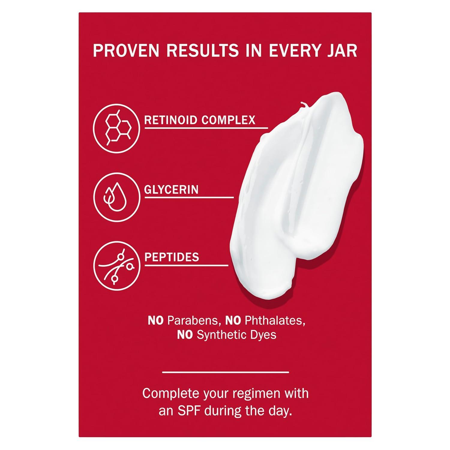 imageOlay Retinol Face Moisturizer Smooth ampamp Renew Cream for Women FragranceFree  AntiAging AntiWrinkle Smooth Fine Lines Tightening Brightening  Recyclable Sustainable Eco Jar NonGreasy 2 Oz17 Fl Oz Pack of 1
