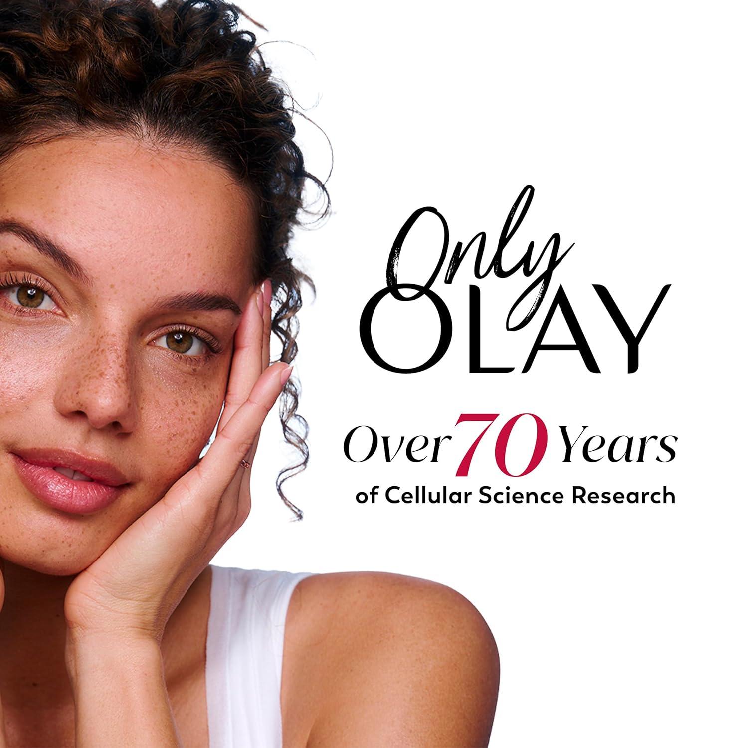 imageOlay Super Cream with Sunscreen SPF 30 Lightweight Face Moisturizer with Sun Protection 5in1 Skin Care Benefits 17 oz ampamp Trial Size Vitamin C Cleansing Melts WaterActivated Face Wash 12 ct2 Count
