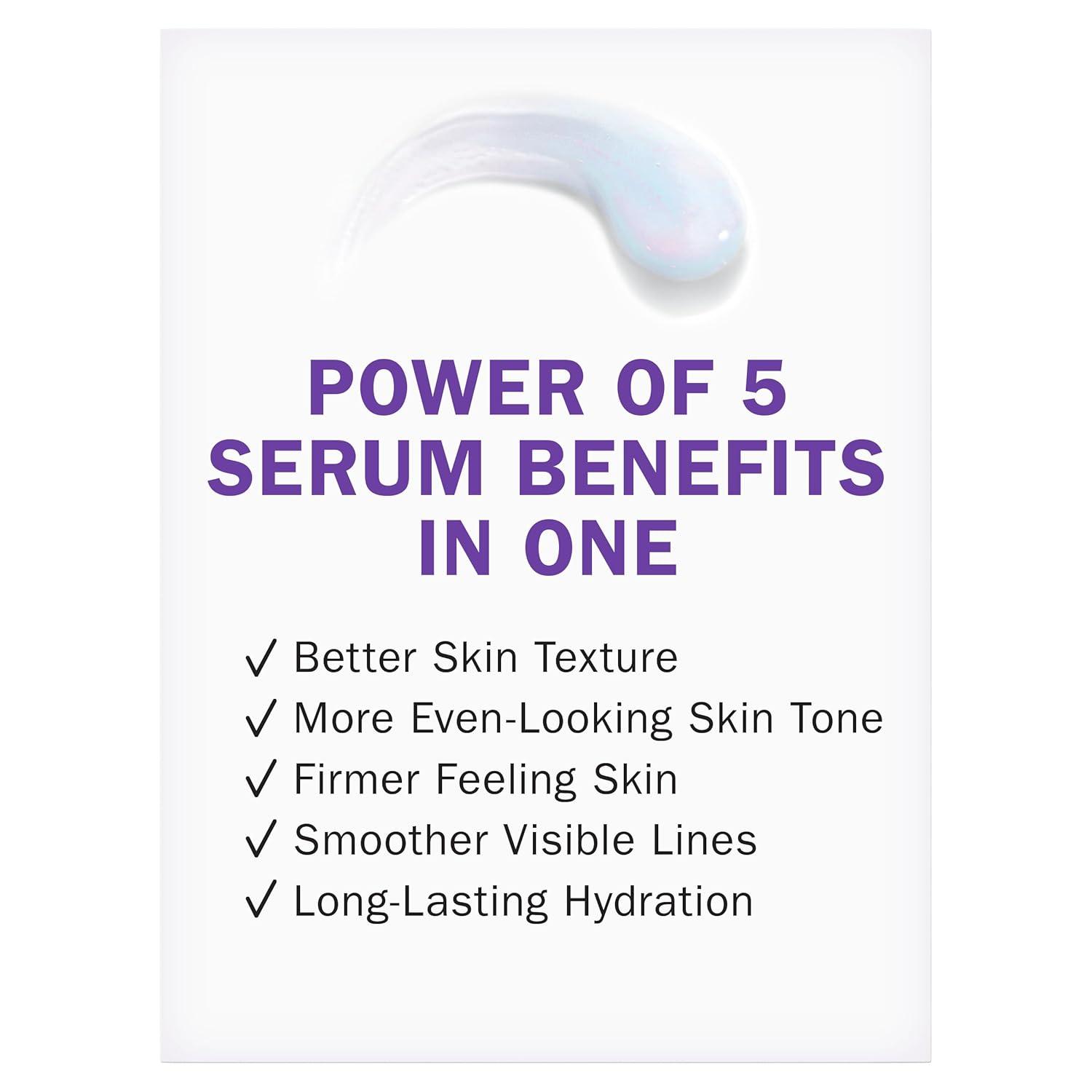 imageOlay Super Serum  Niacinamide Vitamin C ampamp E Collagen Peptide AHA  5in1 Skin Care Benefits for Face  Healthy Glow Brightening Hydrating Smoothing Firming Evens Tone AntiAging 17 Oz1 Fl Oz Pack of 1