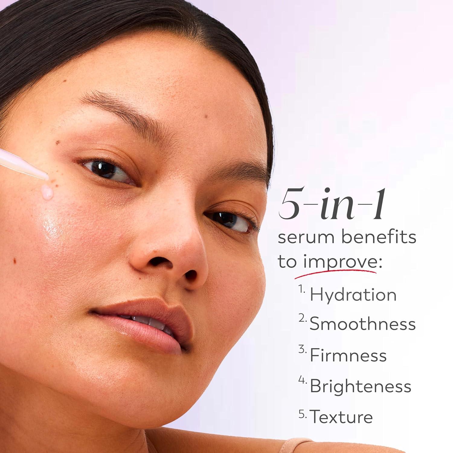imageOlay Super Serum  Niacinamide Vitamin C ampamp E Collagen Peptide AHA  5in1 Skin Care Benefits for Face  Healthy Glow Brightening Hydrating Smoothing Firming Evens Tone AntiAging 17 Oz17 Fl Oz Pack of 1