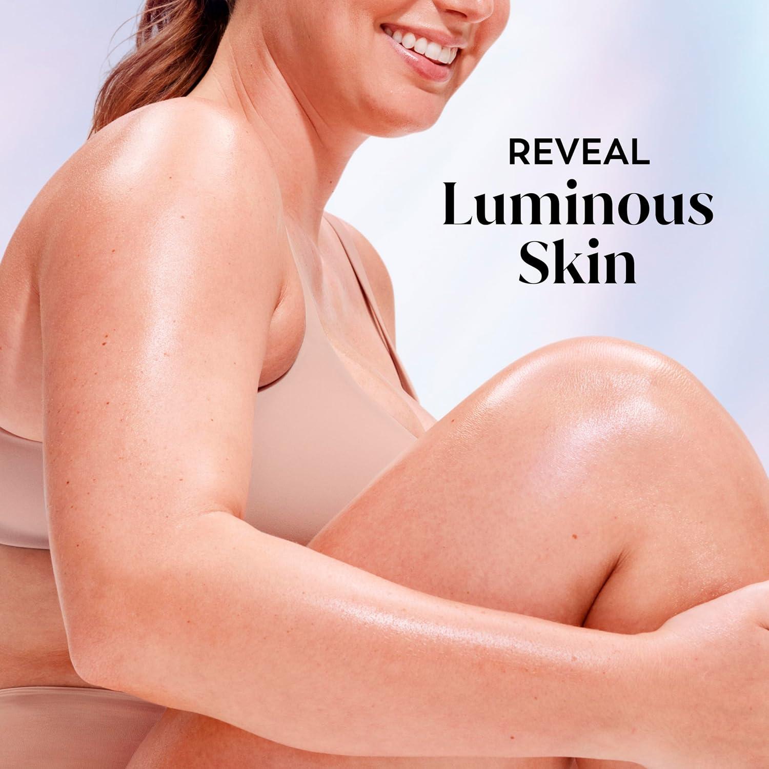 imageOlay Super Serum Body Wash for Normal Skin 24hr Long Lasting Hydration 5 Ingredient Serum Complex for Bright Even Firm Luminous Skin 185 fl ozRough  Bumpy