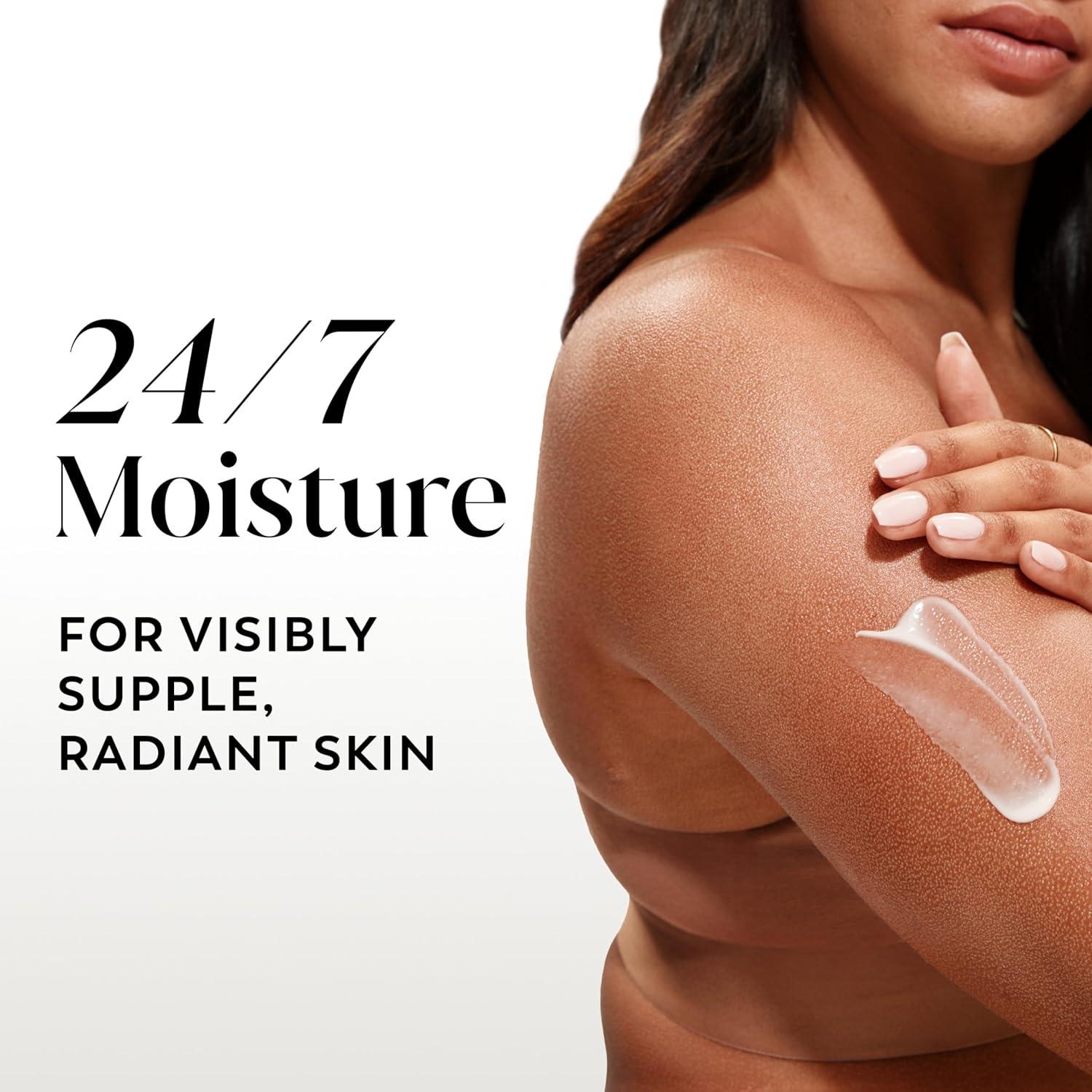imageOlay Super Serum Hand ampamp Body Lotion for Dry Skin 24hr Long Lasting Hydration 5 Ingredient Serum Complex for Bright Even Firm Luminous Skin Sweet Vanilla ampamp Soft Wood Scent 185 fl ozHyaluronic Acid