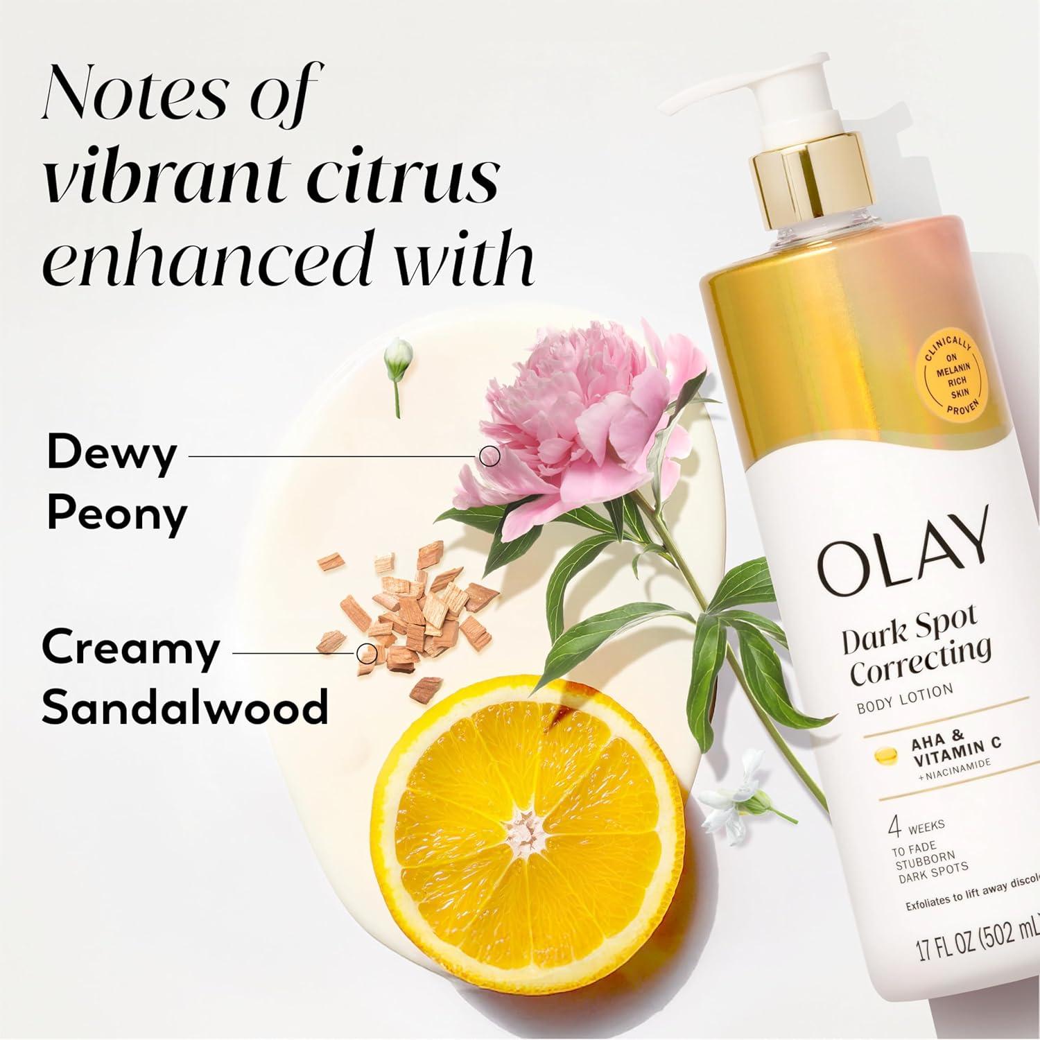 imageOlay Super Serum Hand ampamp Body Lotion for Dry Skin 24hr Long Lasting Hydration 5 Ingredient Serum Complex for Bright Even Firm Luminous Skin Sweet Vanilla ampamp Soft Wood Scent 185 fl ozAHA