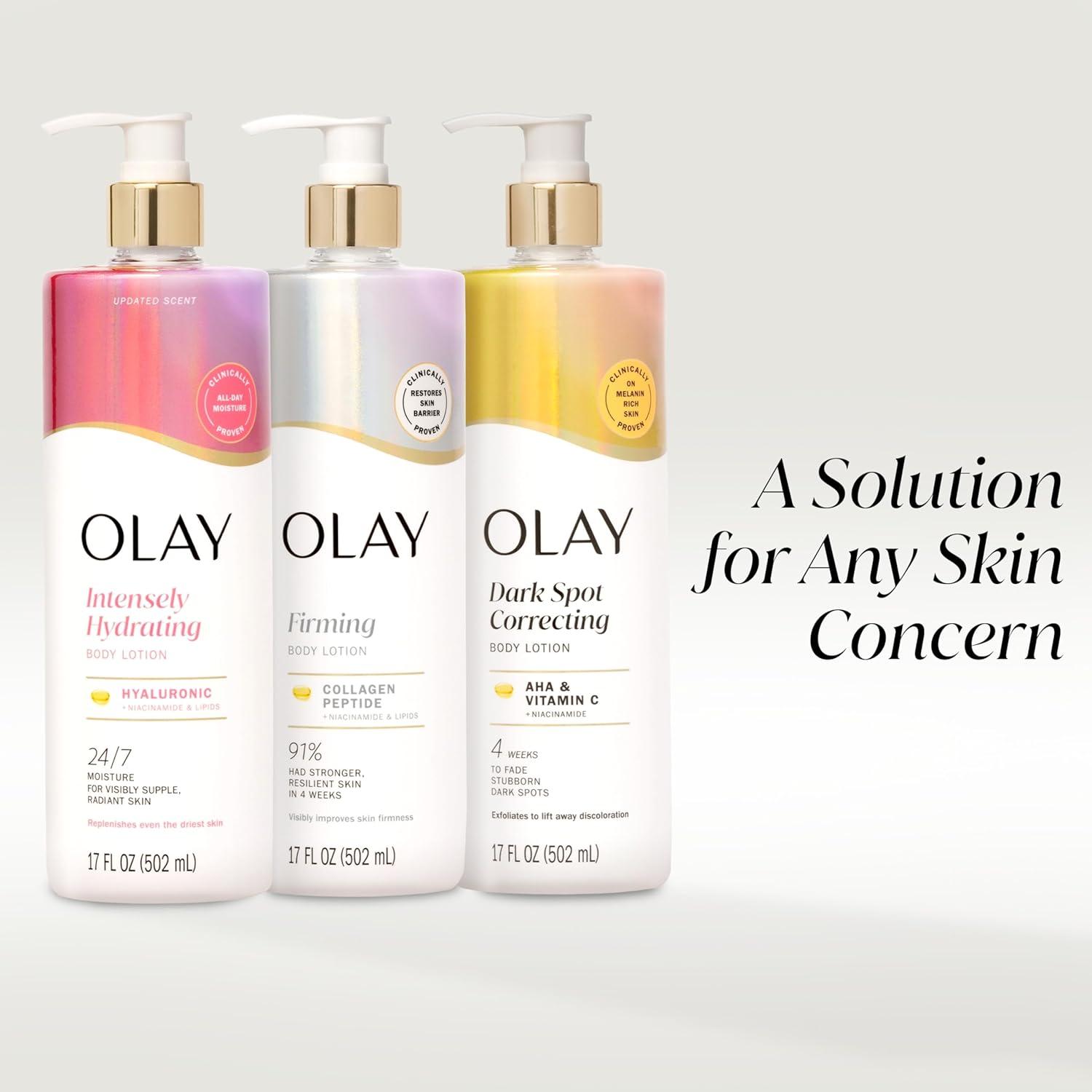 imageOlay Super Serum Hand ampamp Body Lotion for Dry Skin 24hr Long Lasting Hydration 5 Ingredient Serum Complex for Bright Even Firm Luminous Skin Sweet Vanilla ampamp Soft Wood Scent 185 fl ozHyaluronic Acid
