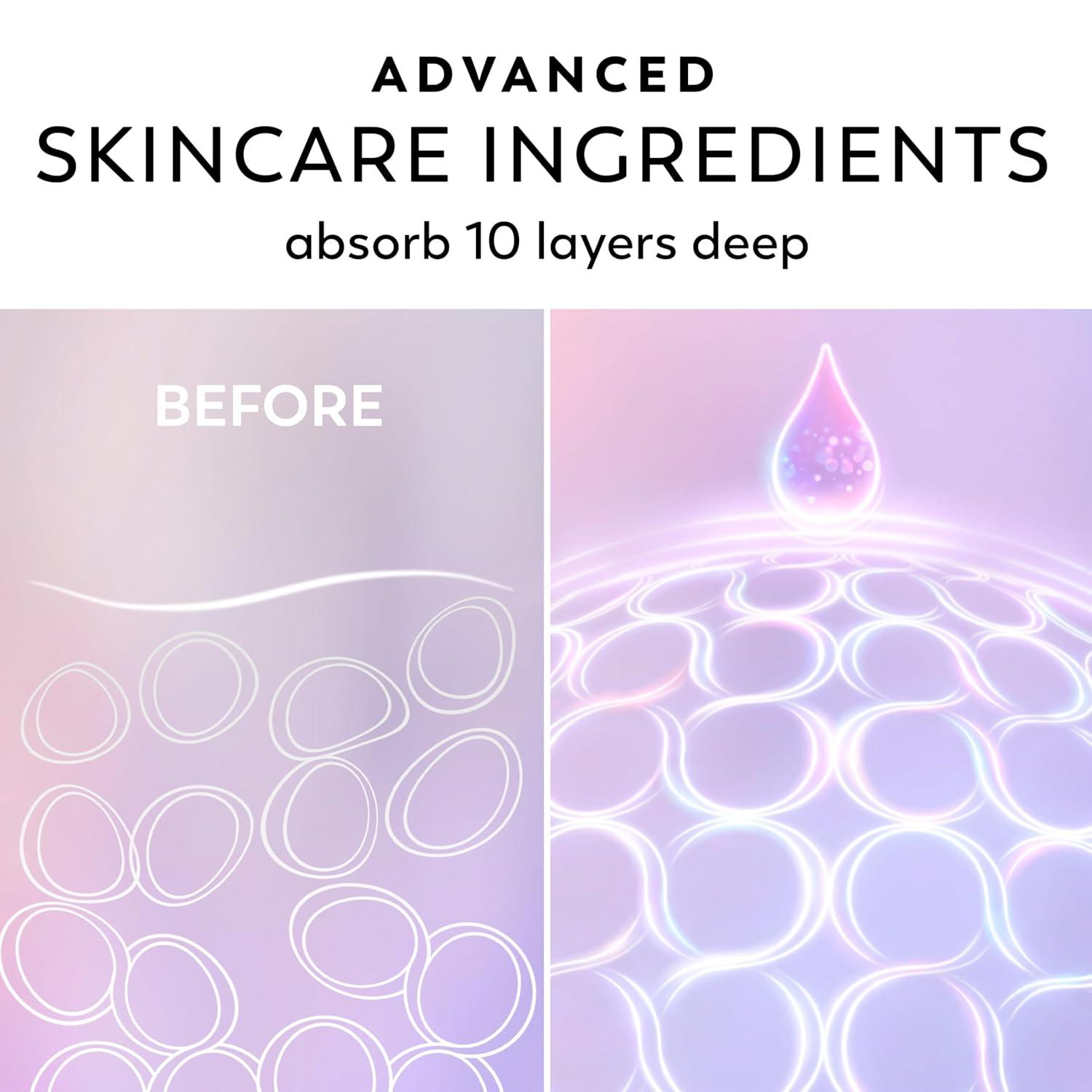 imageOlay Super Serum Hand ampamp Body Lotion for Dry Skin 24hr Long Lasting Hydration 5 Ingredient Serum Complex for Bright Even Firm Luminous Skin Sweet Vanilla ampamp Soft Wood Scent 185 fl ozSweet Vanilla  Soft Wood